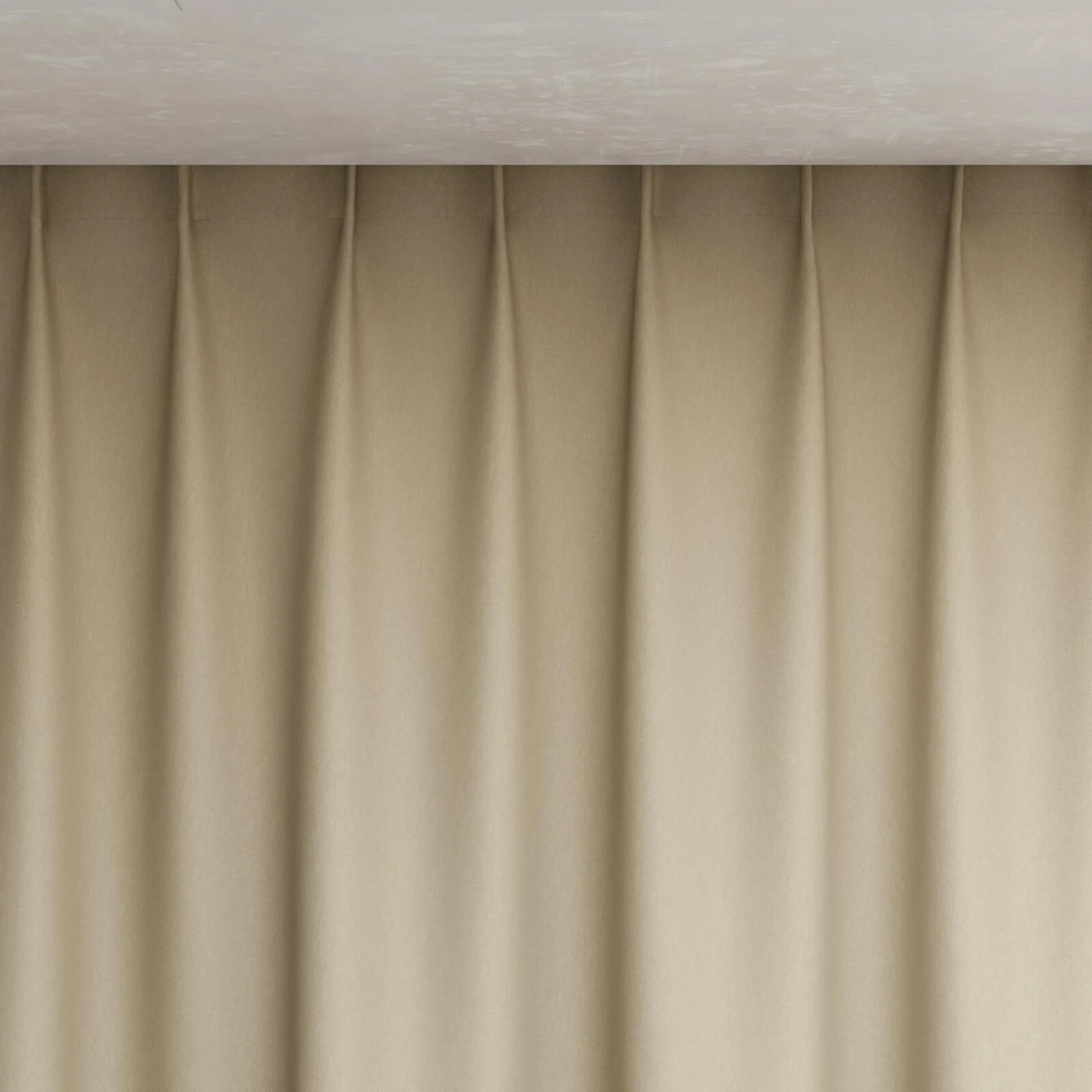 Top view of Woolskin Cement, pinch pleat