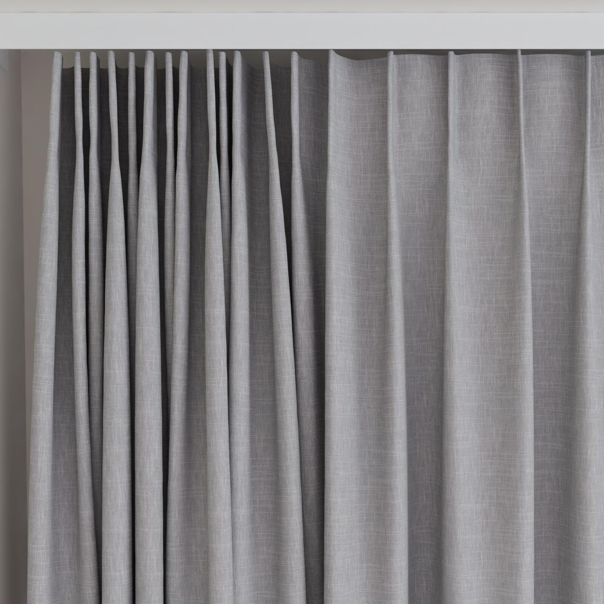 Top view of Artemis Elephant, on curtain rail