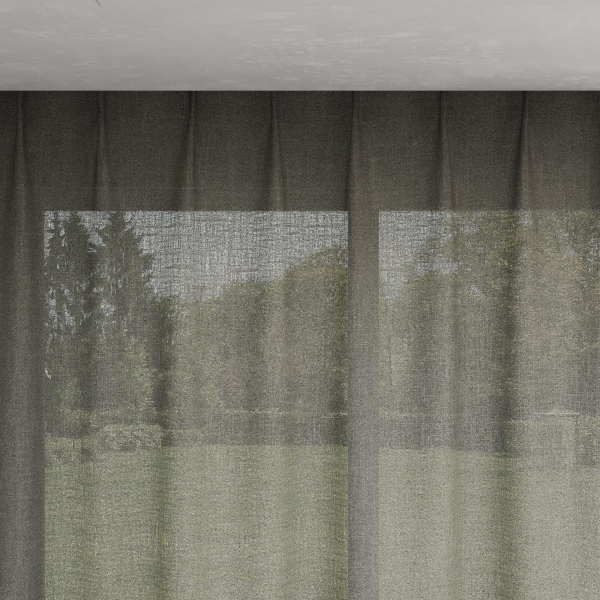 Top view of Motion Ash, pinch pleat
