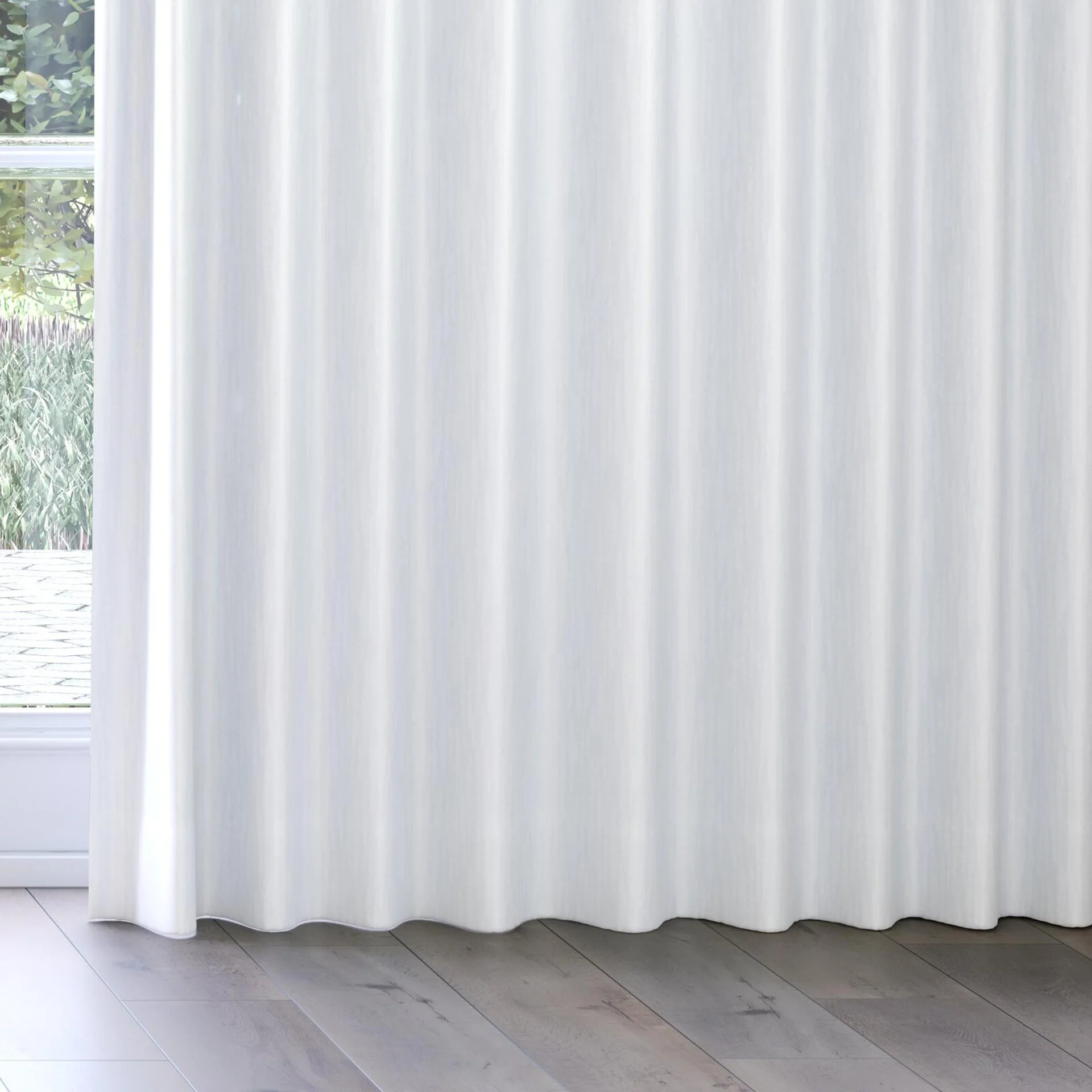 Bottom view of Aphelion Ice, on curtain rail