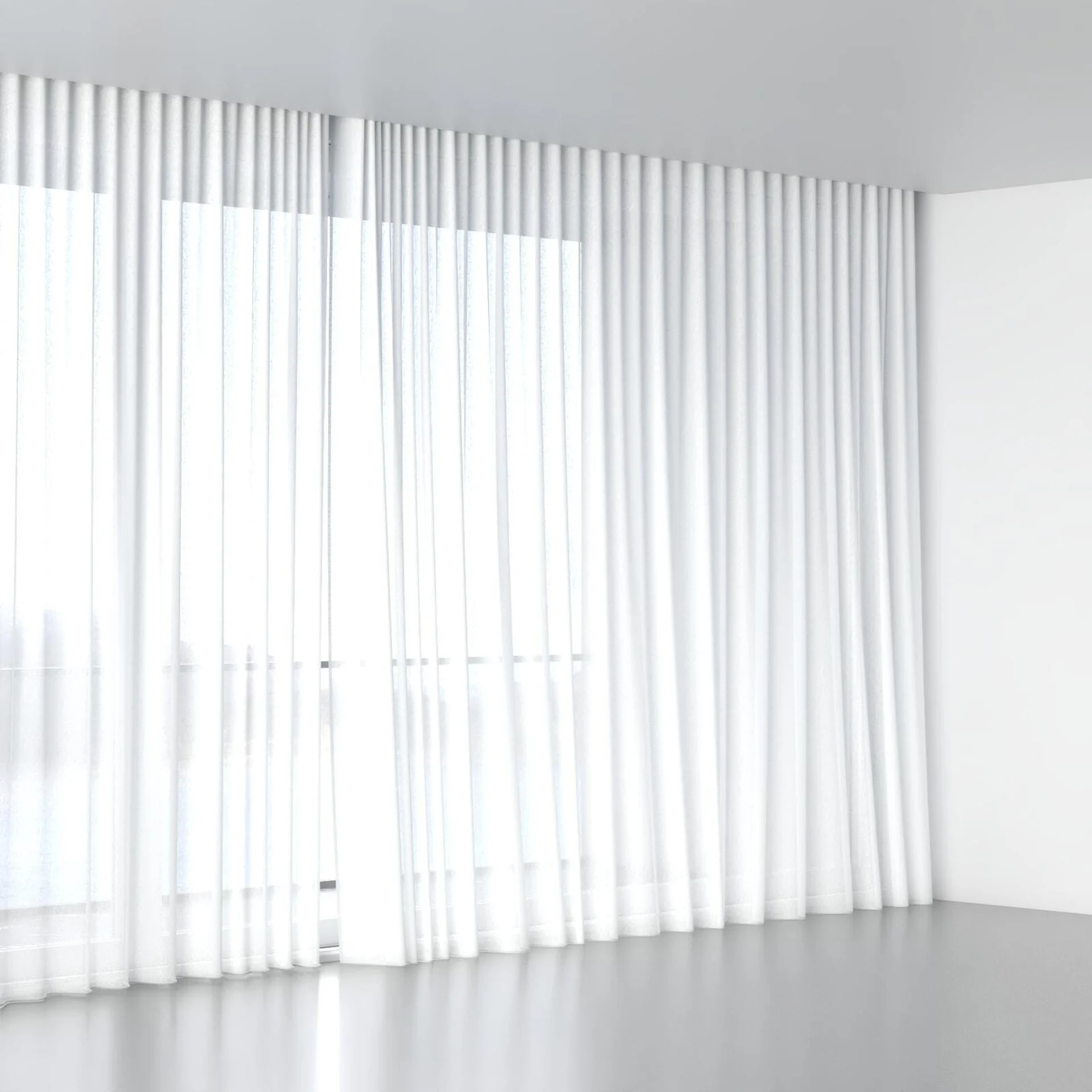 Full view of Axis FR Chalk, wave pleat