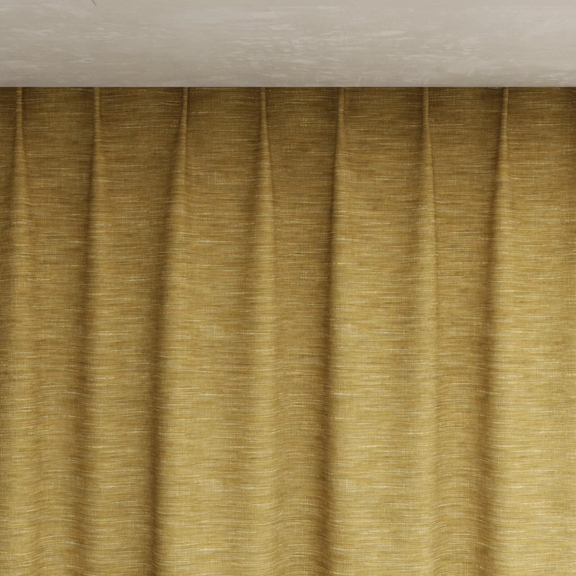 Top view of Venus Dijon, pinch pleat
