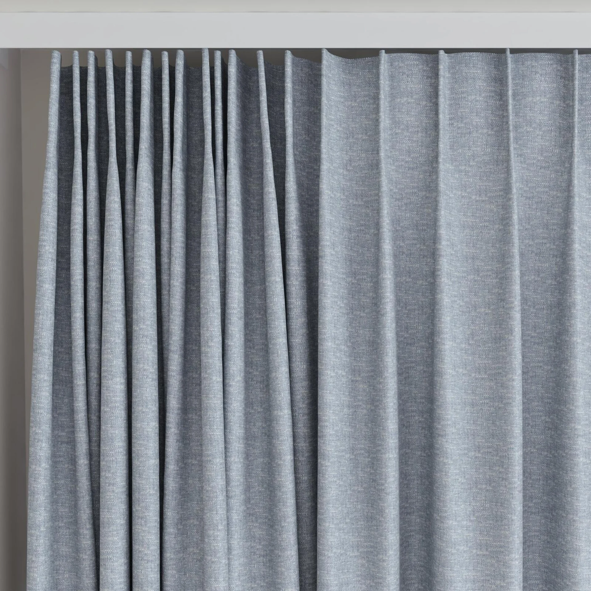 Top view of Goa Stellar, on curtain rail