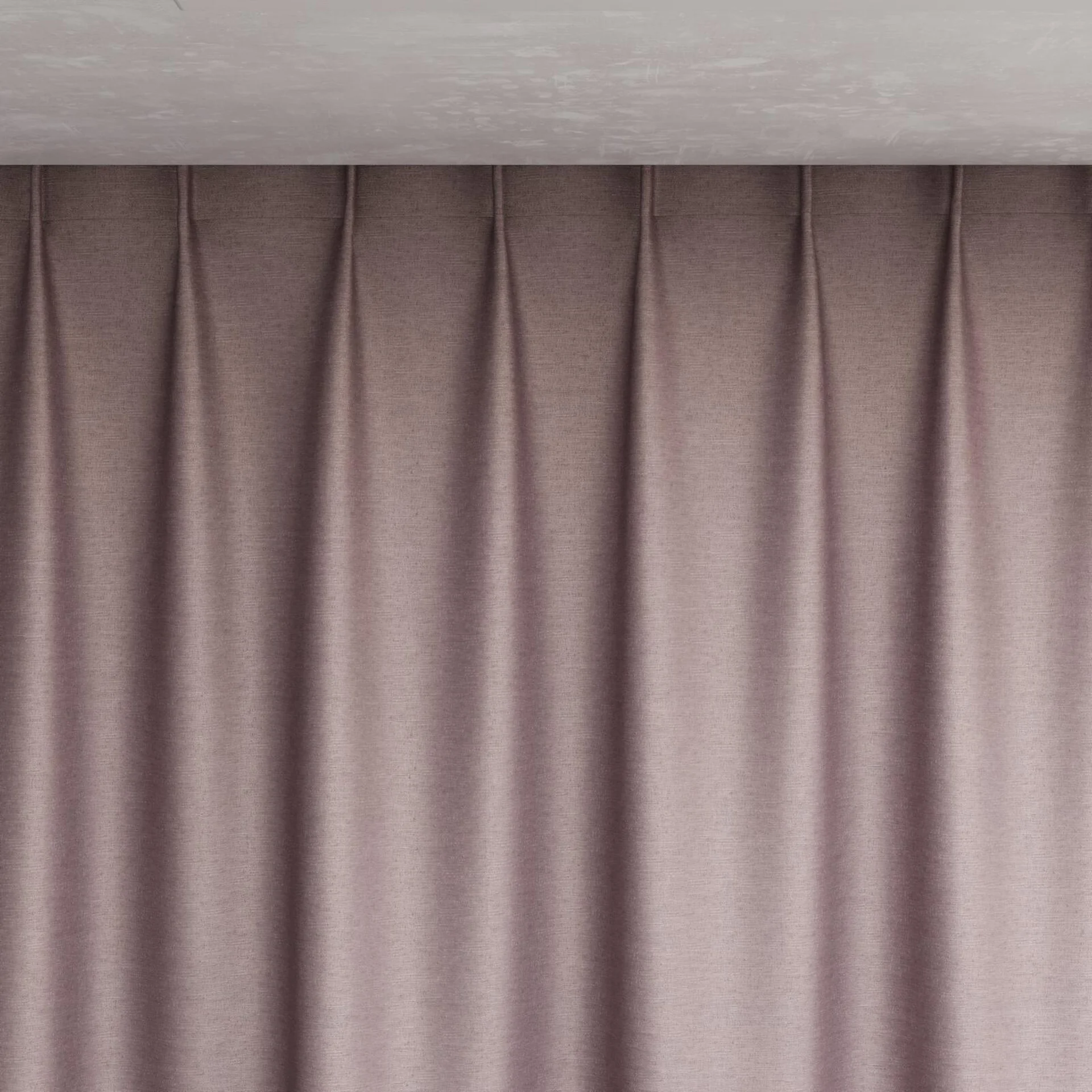 Top view of Provence Orchid, pinch pleat