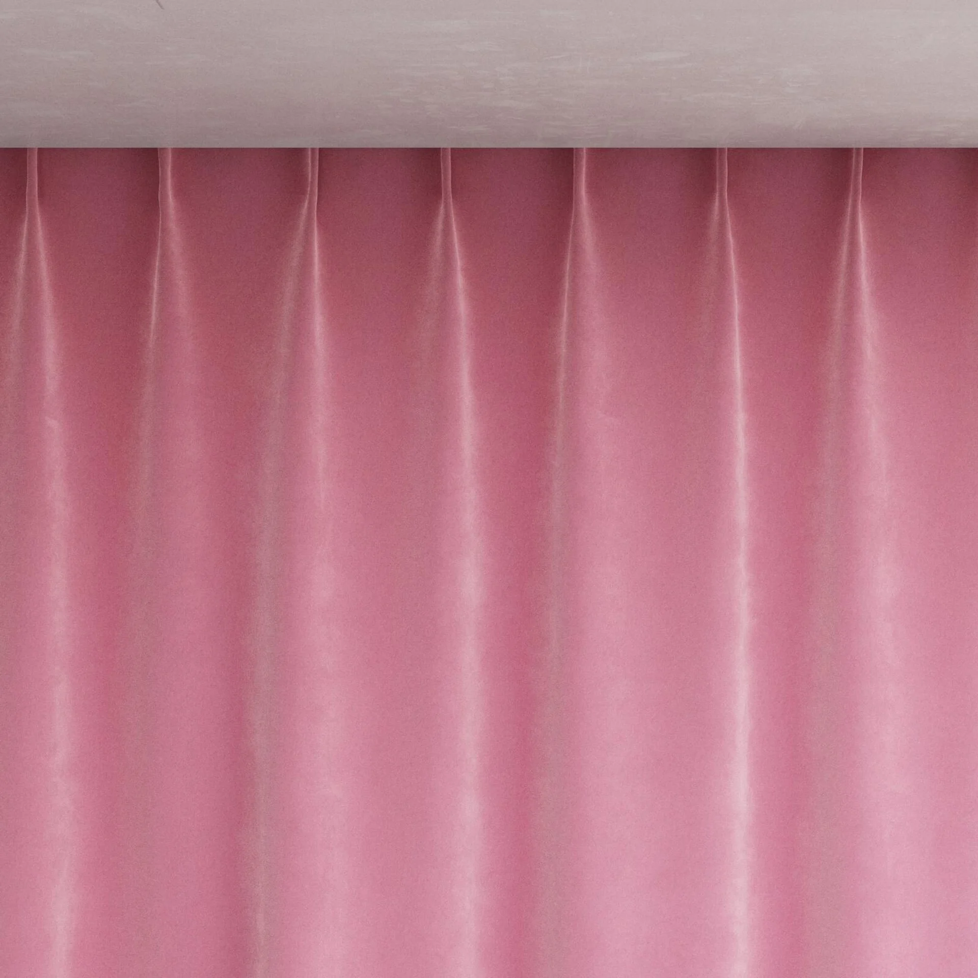 Top view of Lux Velvet Orchid 8502, pinch pleat