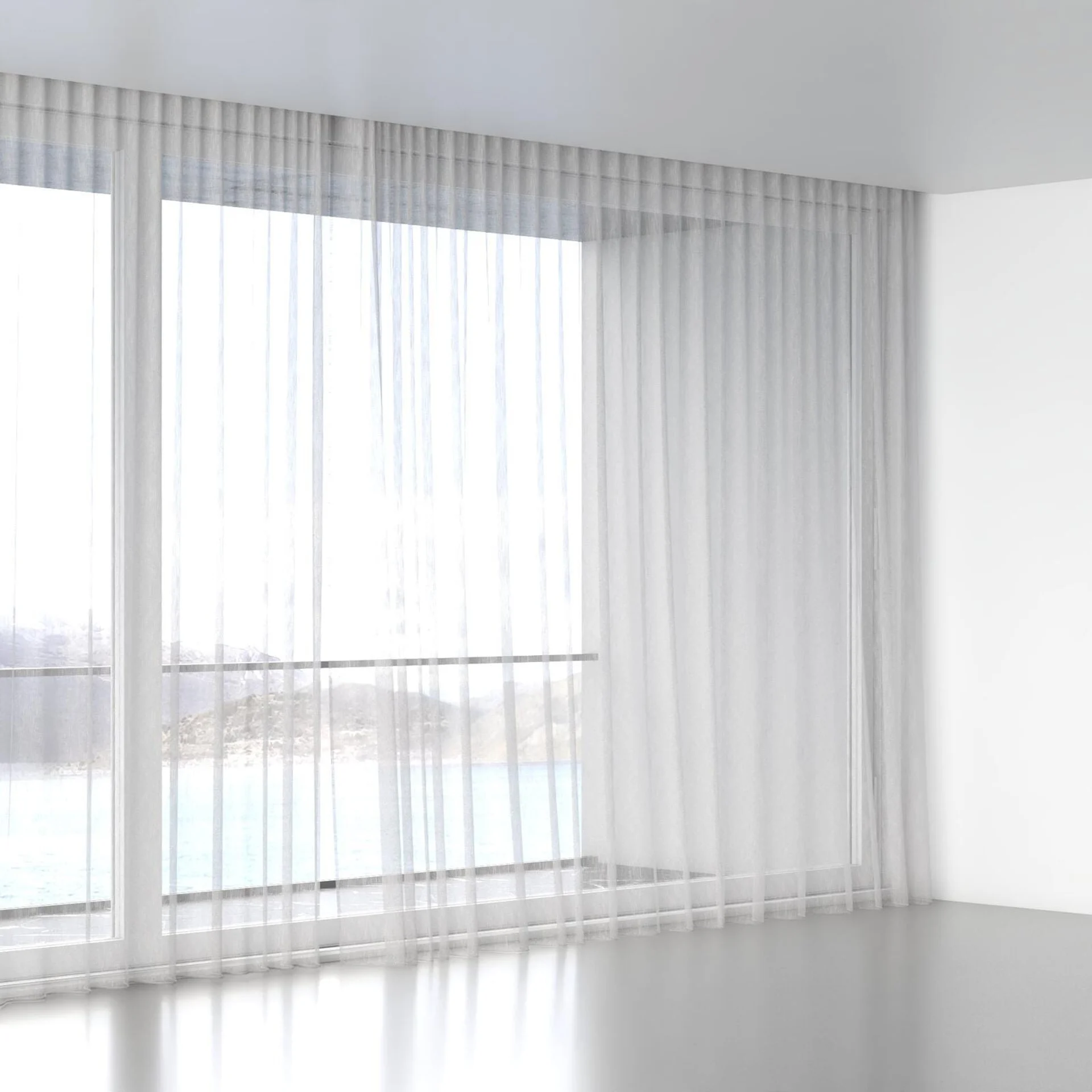 Full view of Alliance FR Vapour, wave pleat