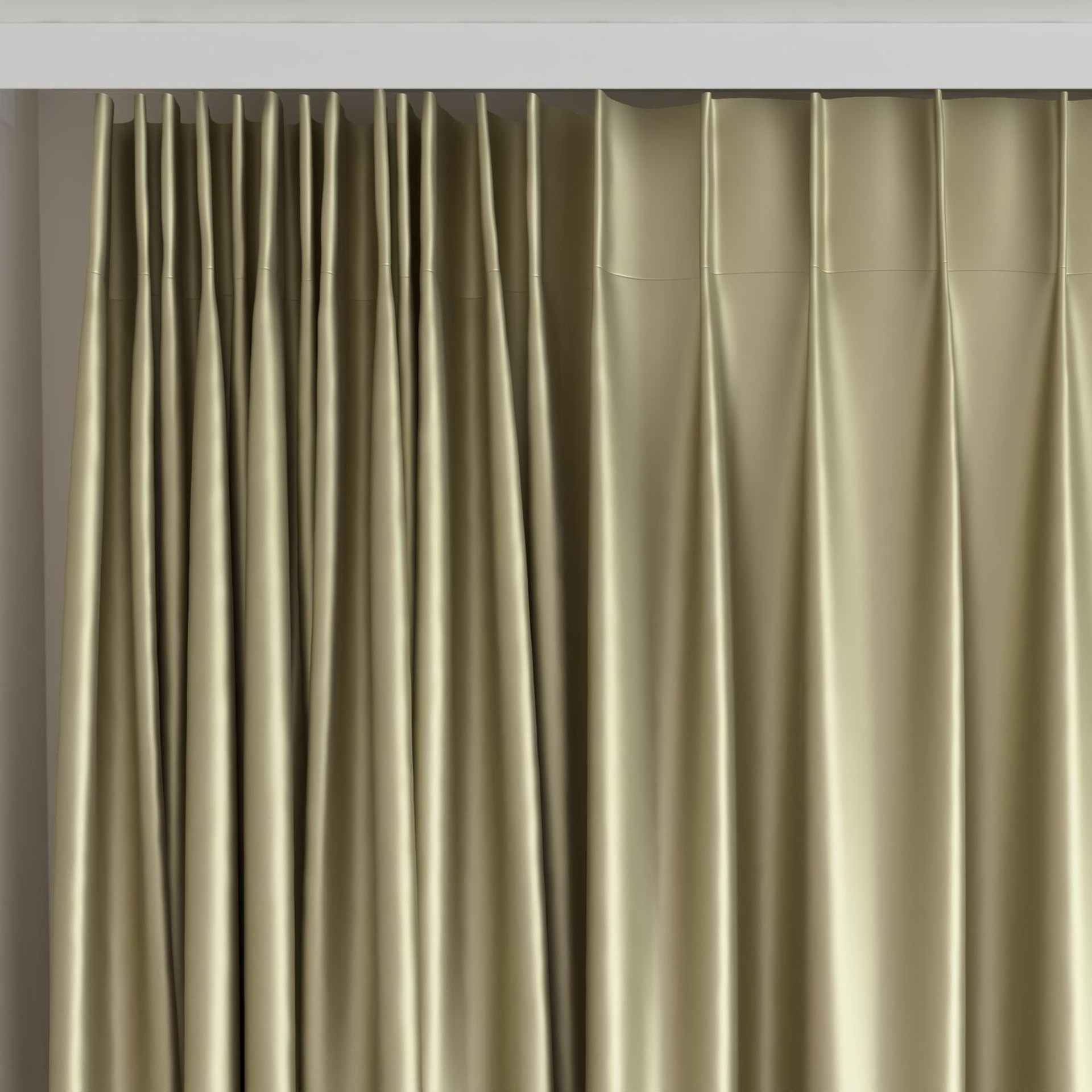 Top view of North Face Buff, on curtain rail