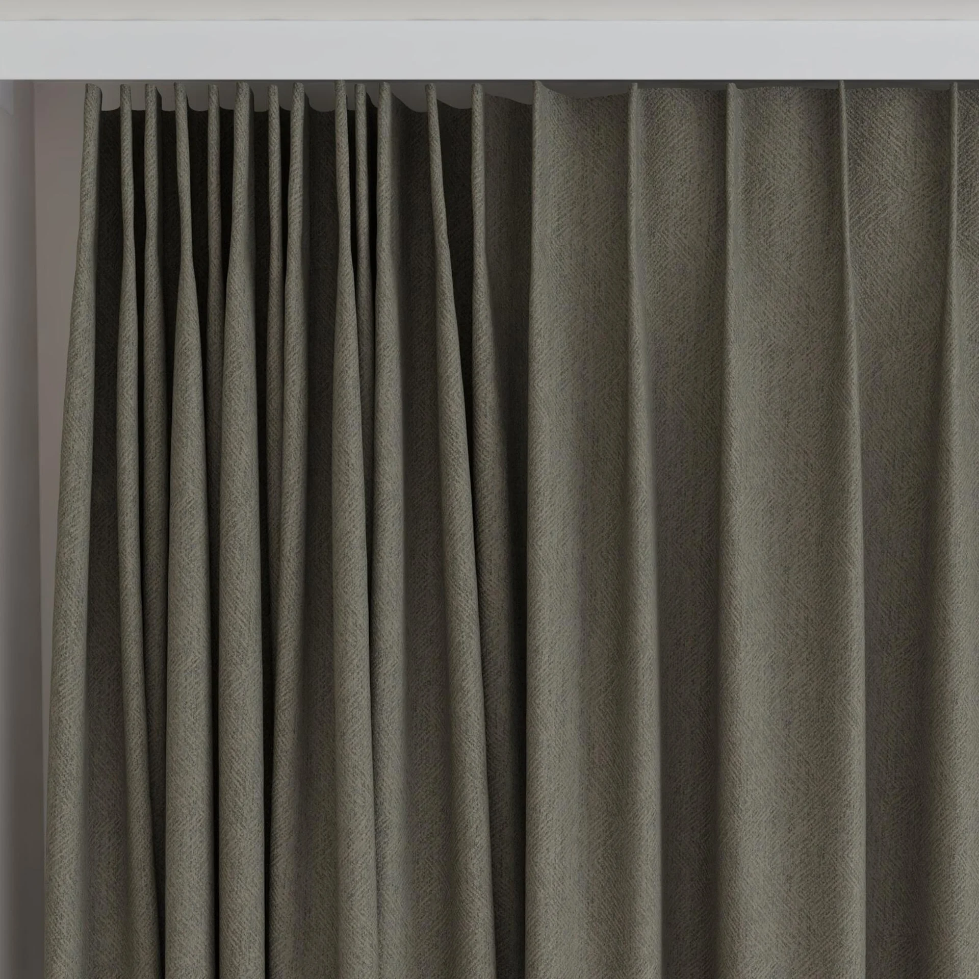 Top view of Equator Otter, on curtain rail