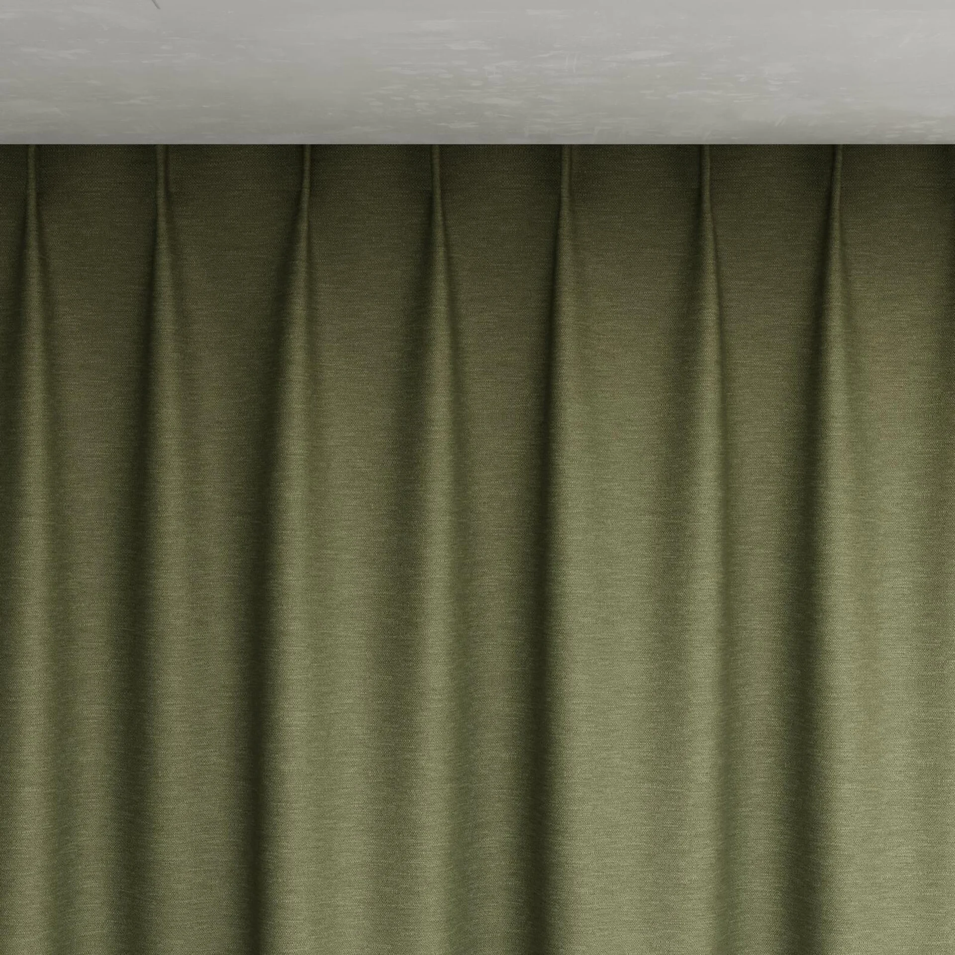 Top view of Colourwash Eco Camouflage, pinch pleat