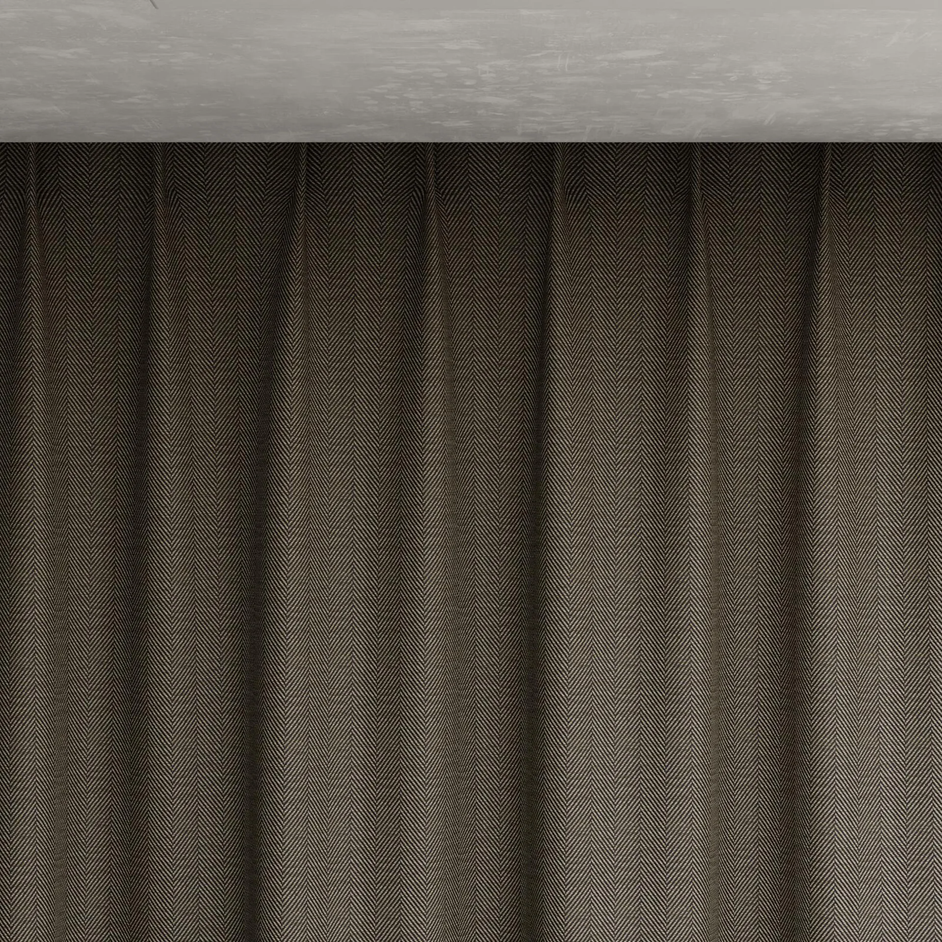 Top view of Trailblazer Slate, pinch pleat