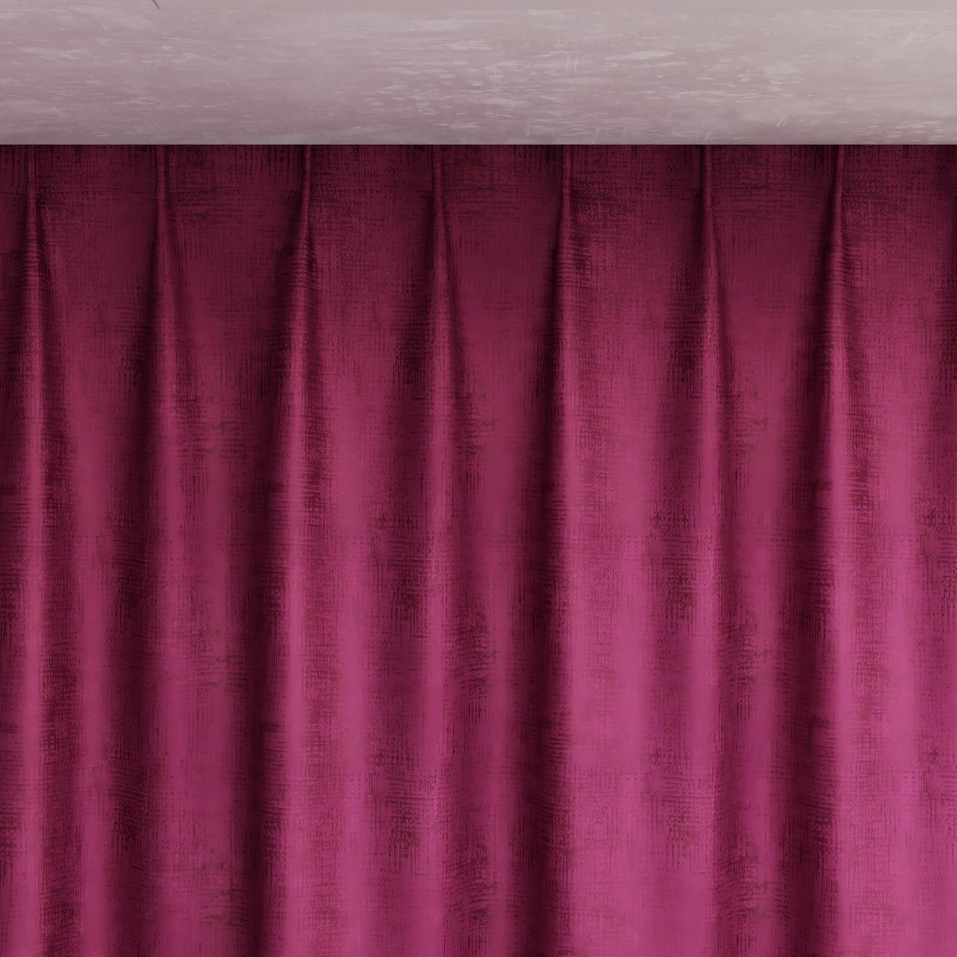 Top view of Gloria Peony, pinch pleat