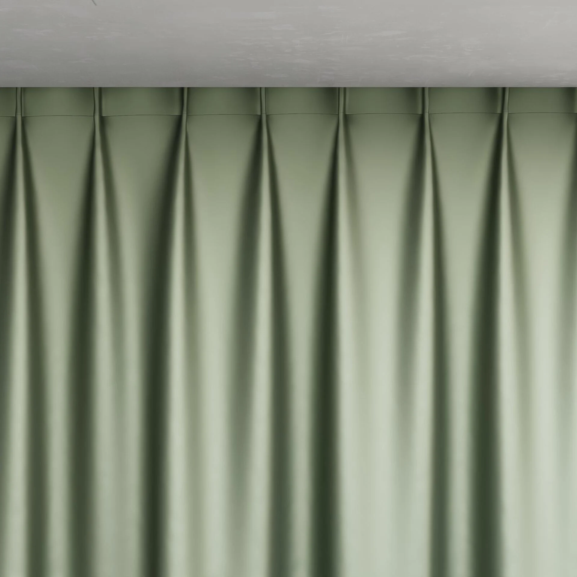 Top view of North Face Duckegg, pinch pleat