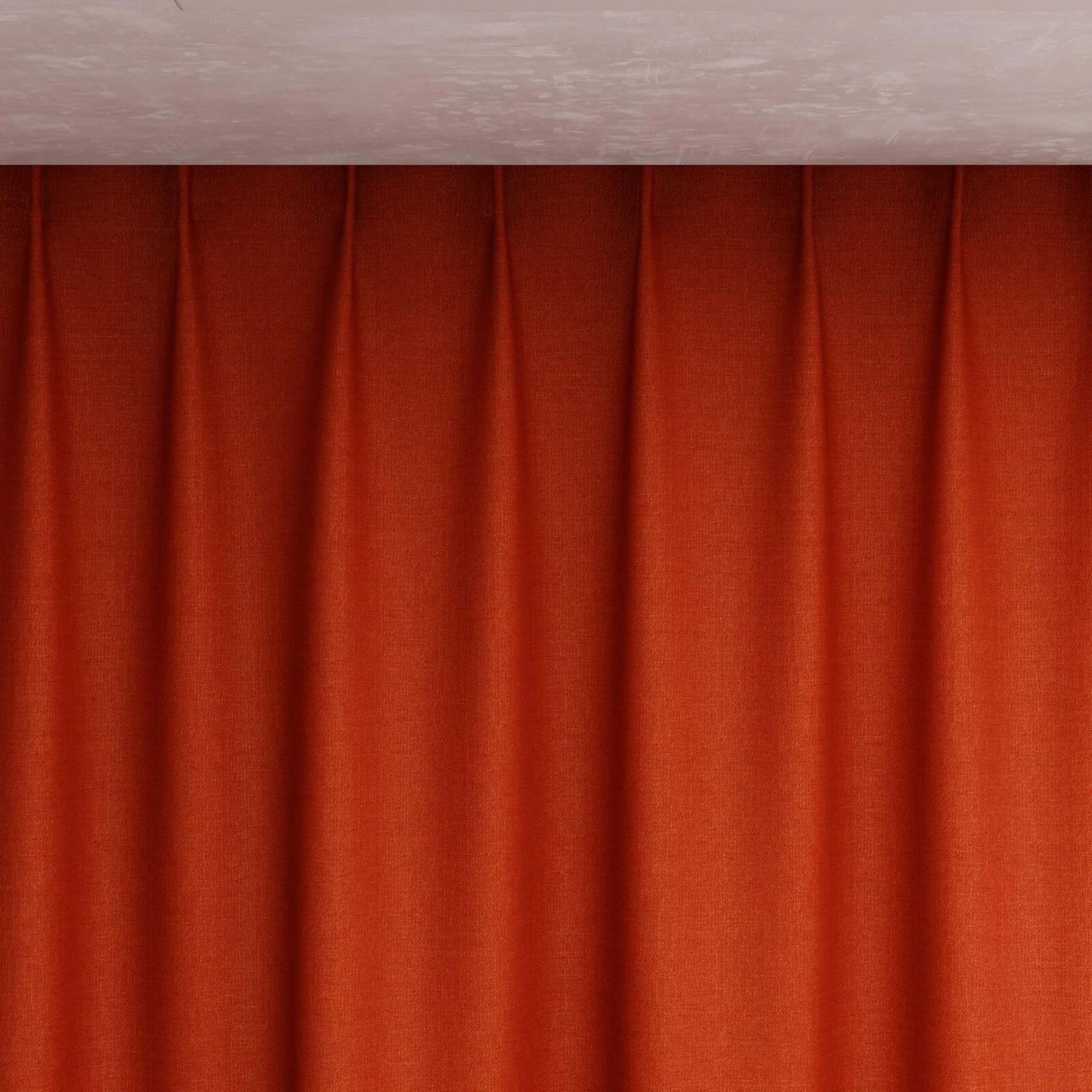 Top view of Linex Pumpkin, pinch pleat