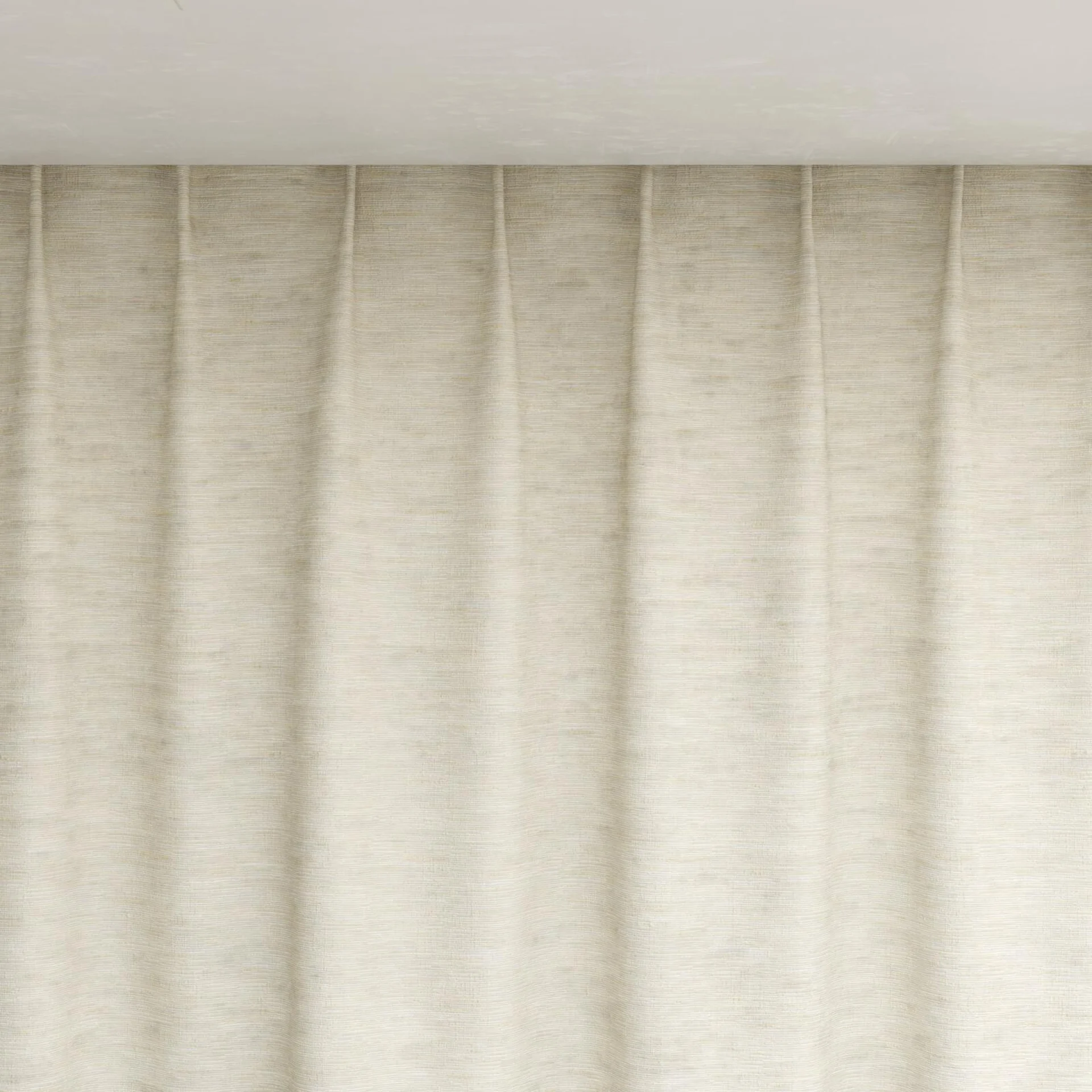 Top view of Venus Champagne, pinch pleat
