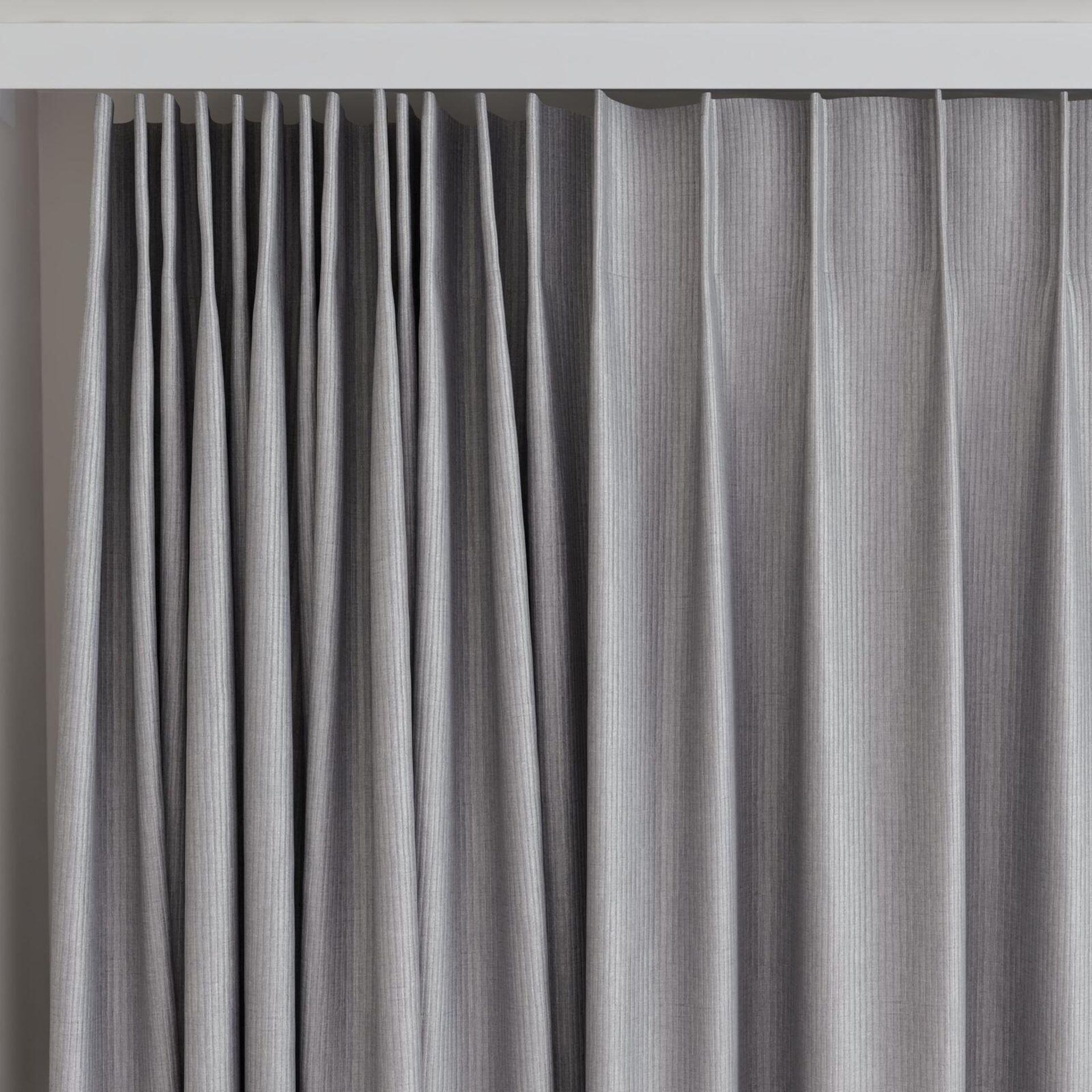 Top view of Hombre Limestone, on curtain rail