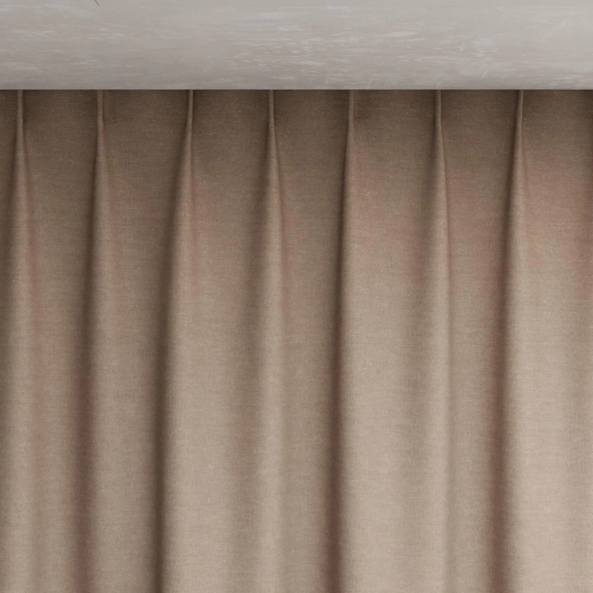 Top view of Drama Dune, pinch pleat