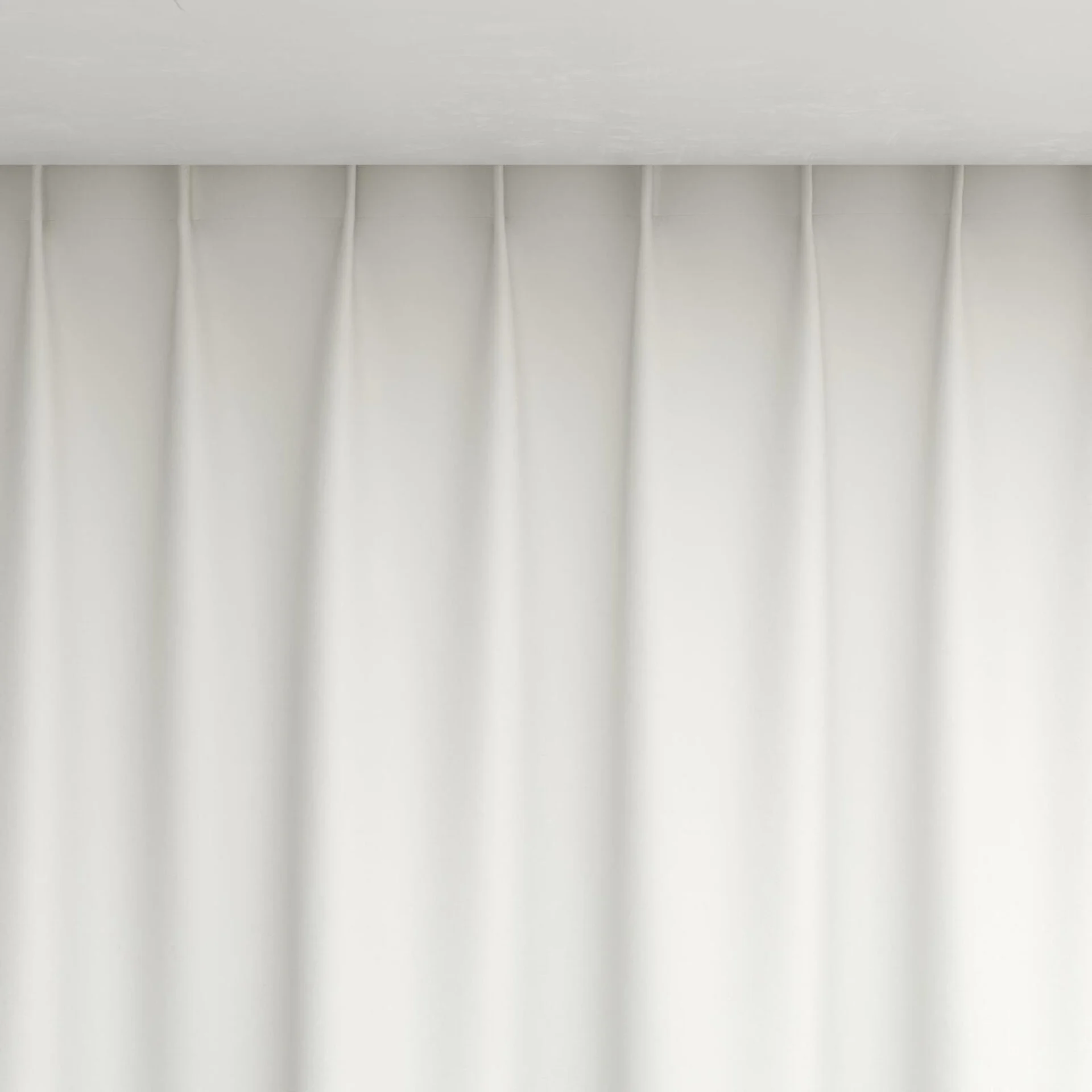 Top view of Urban Snow, pinch pleat