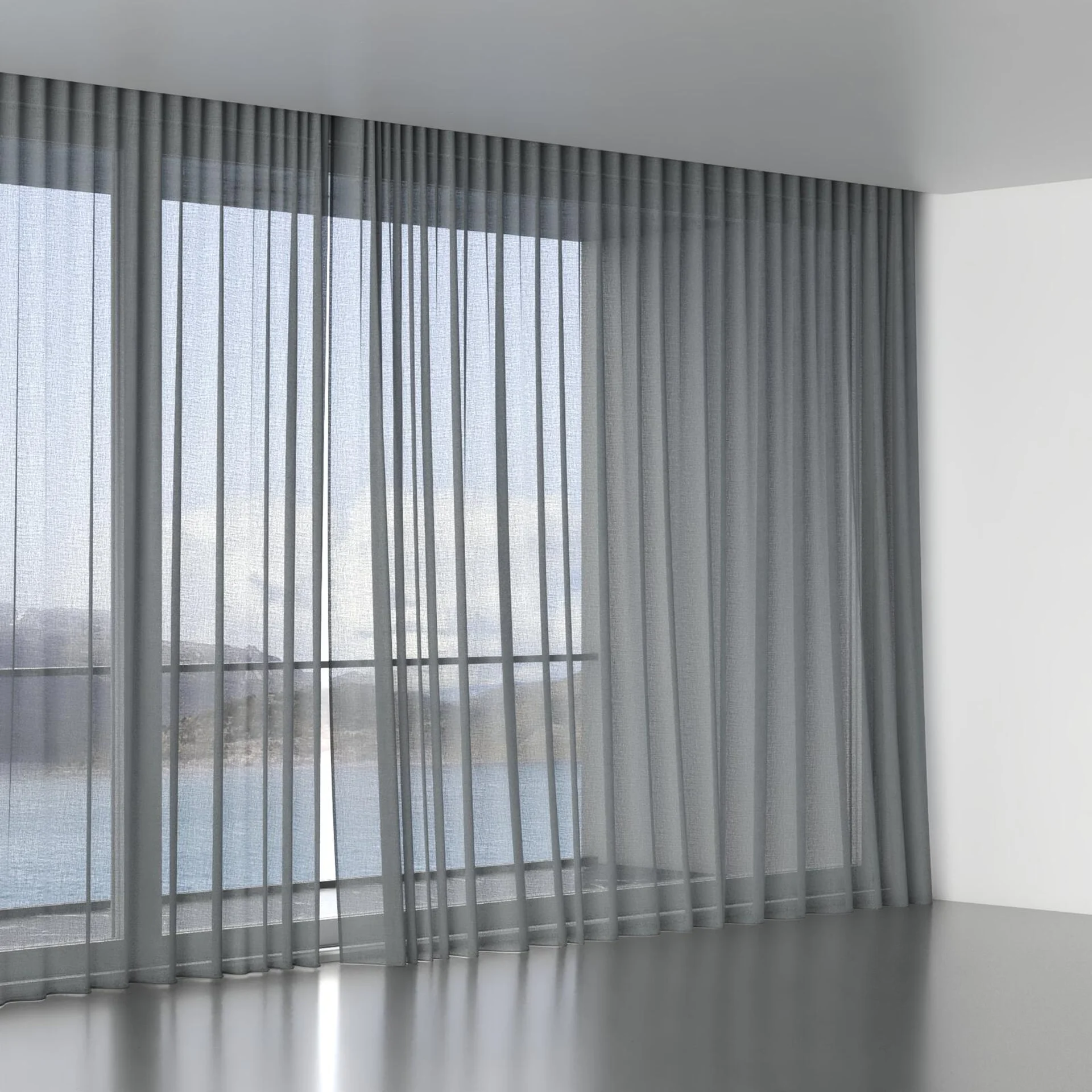 Full view of Statement Mouse, wave pleat