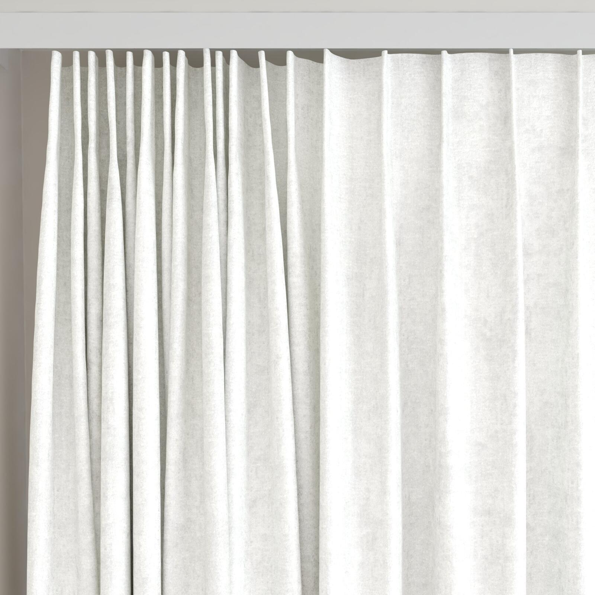 Top view of Hug Swan, on curtain rail