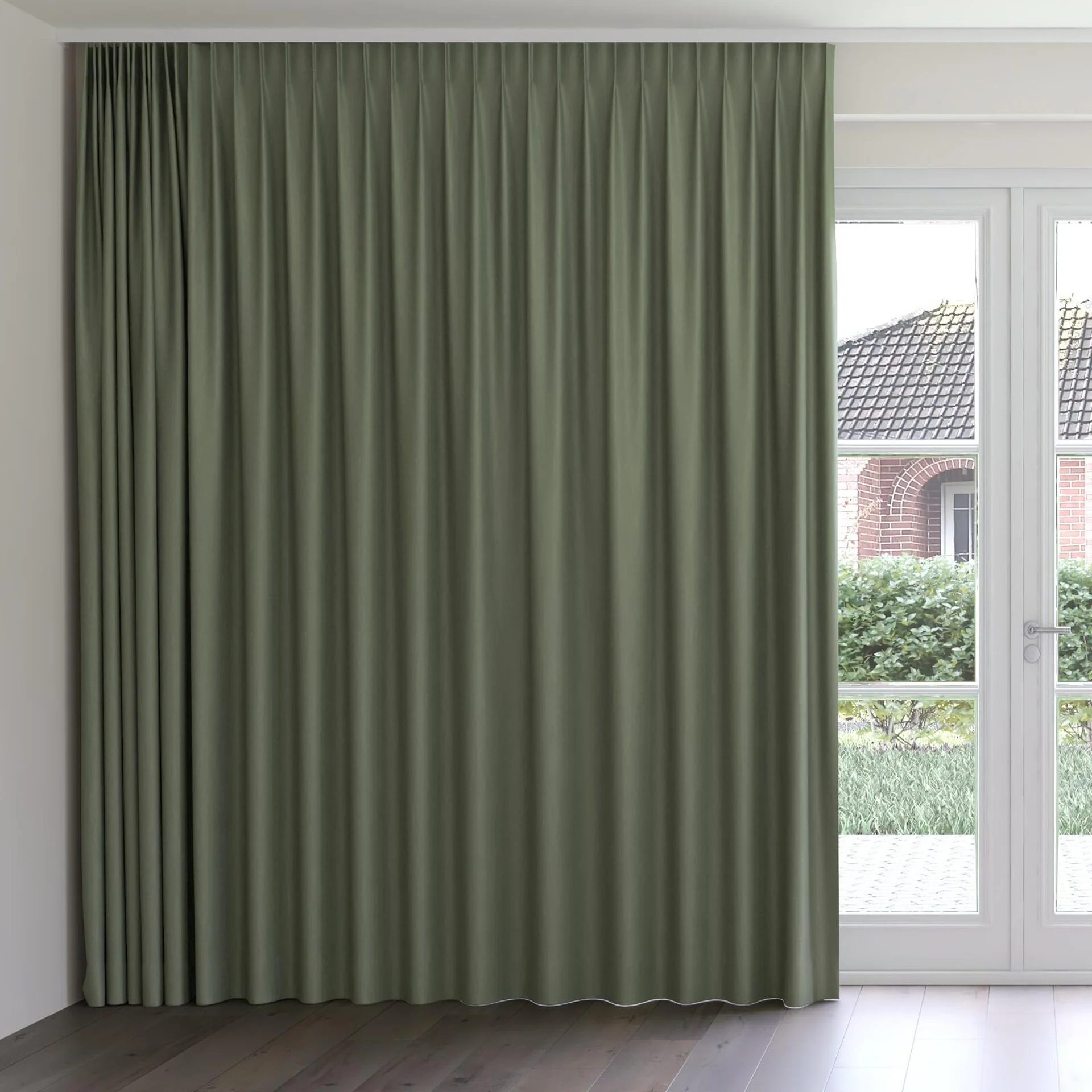 Front view of Excel Forest, on curtain rail