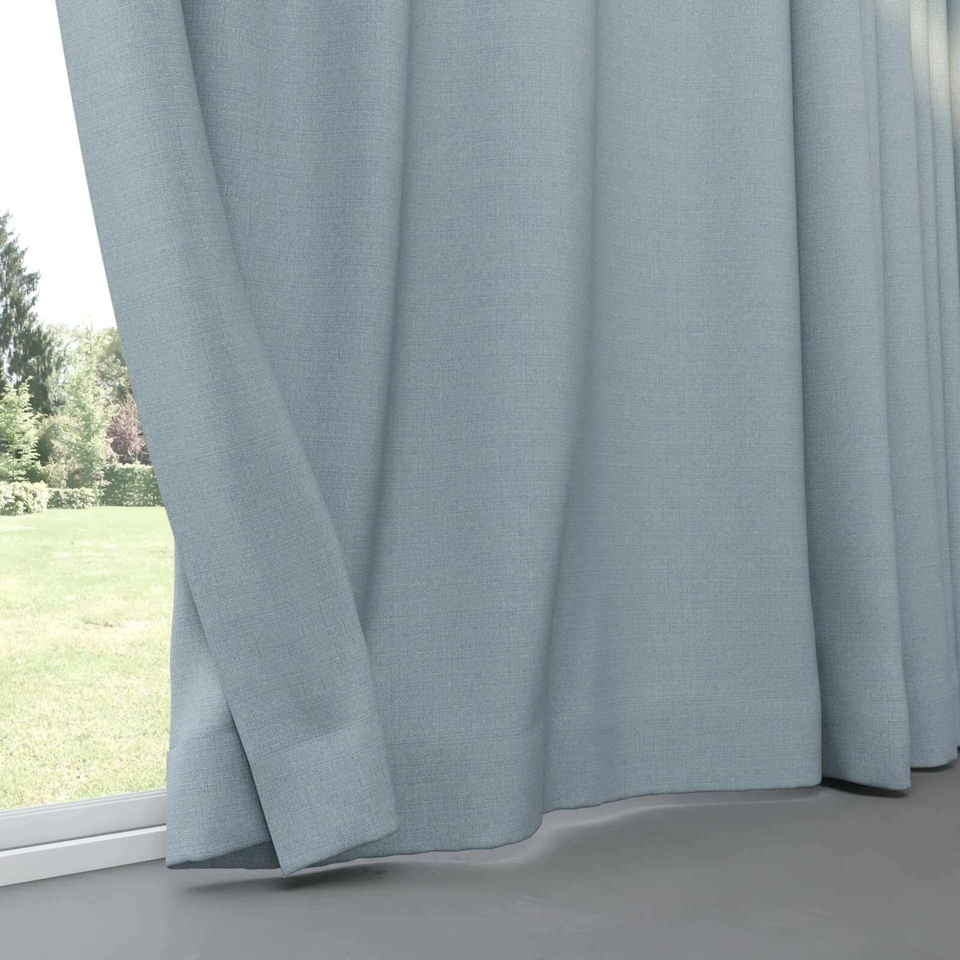 Bottom view of Darkness Copen, pinch pleat