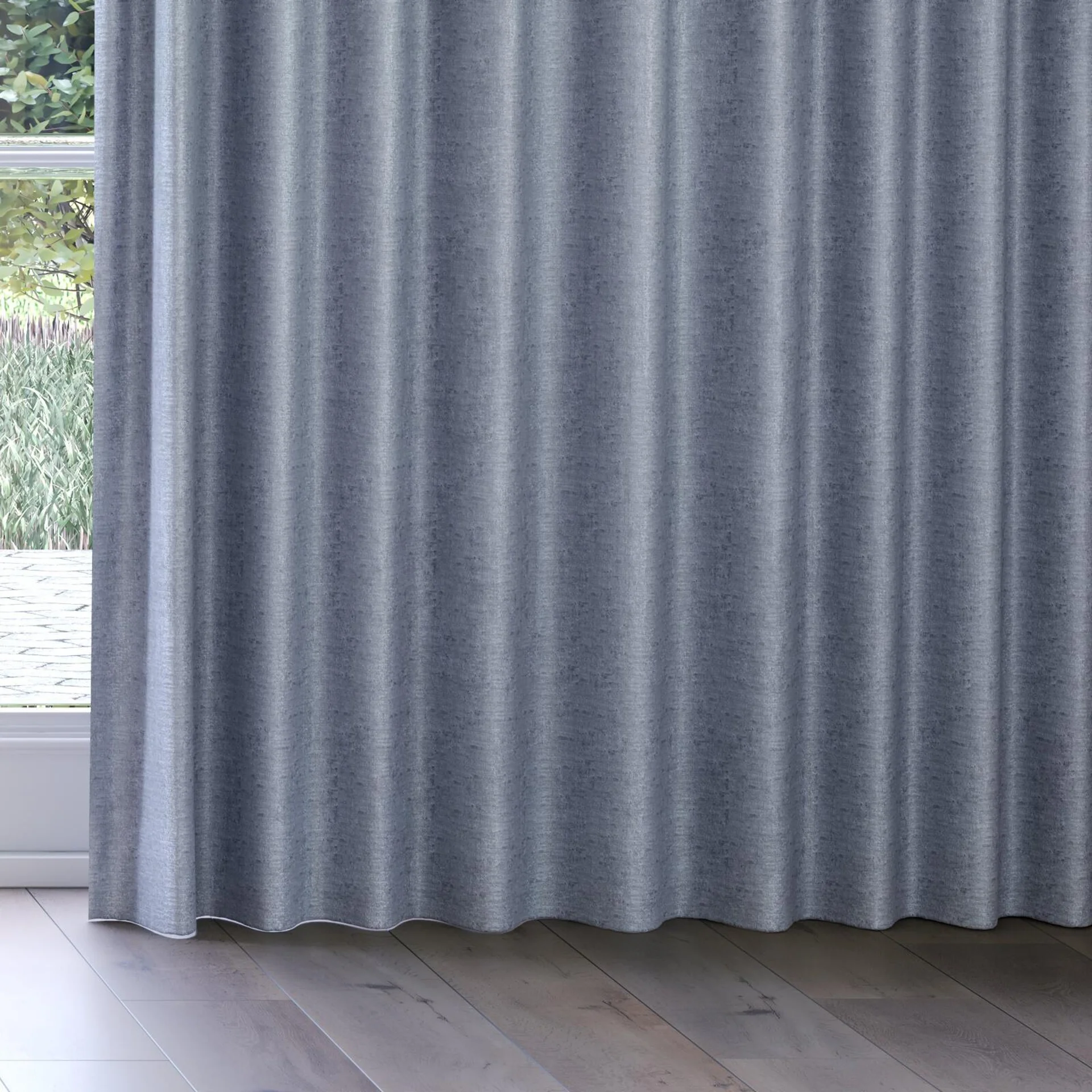 Bottom view of Hug Cloud, on curtain rail