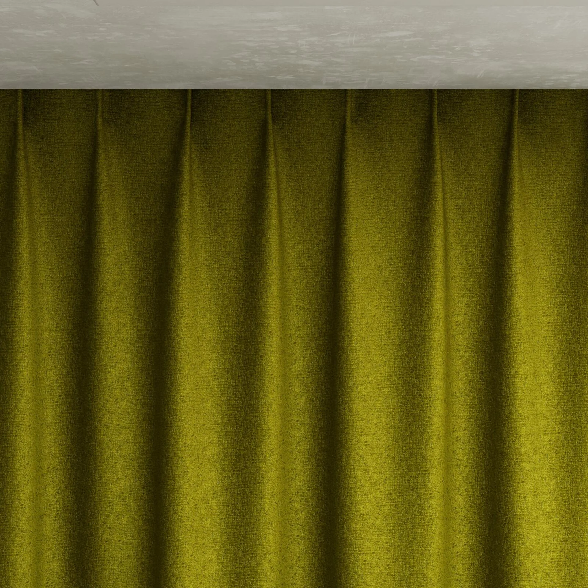 Top view of Monsieur Grass, pinch pleat