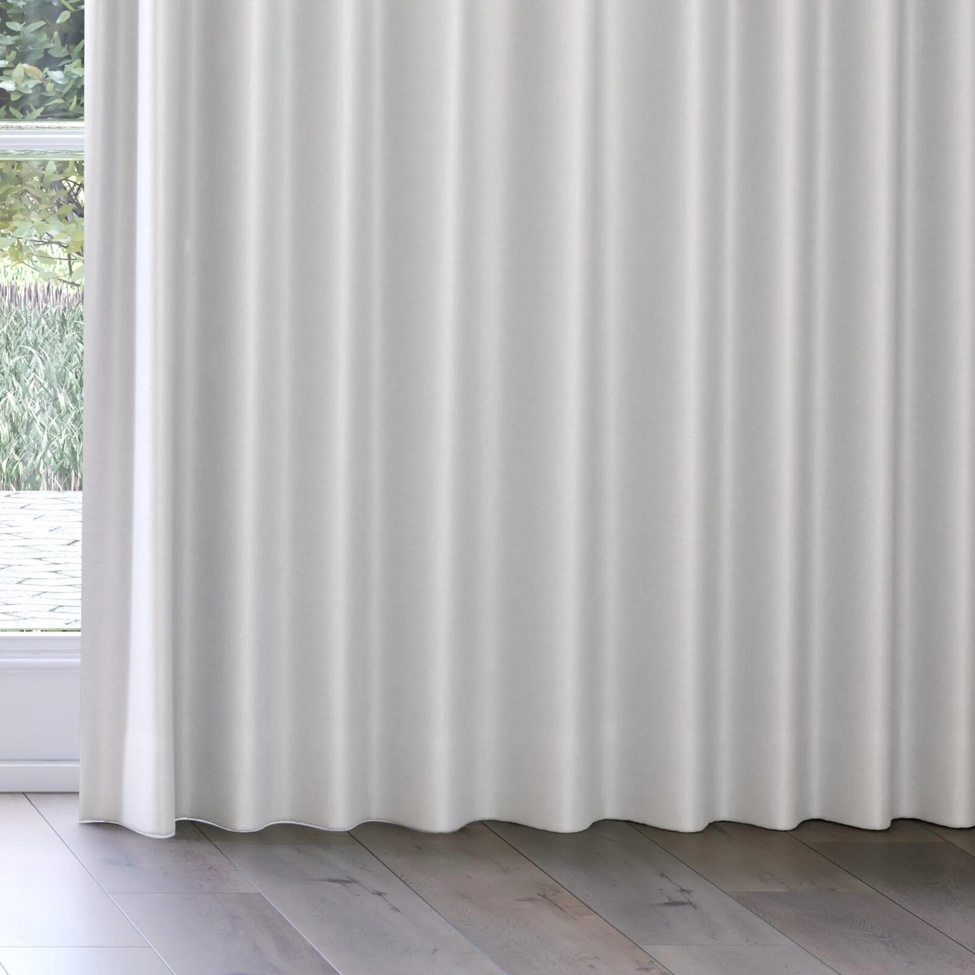 Bottom view of Bavaria Winter, on curtain rail