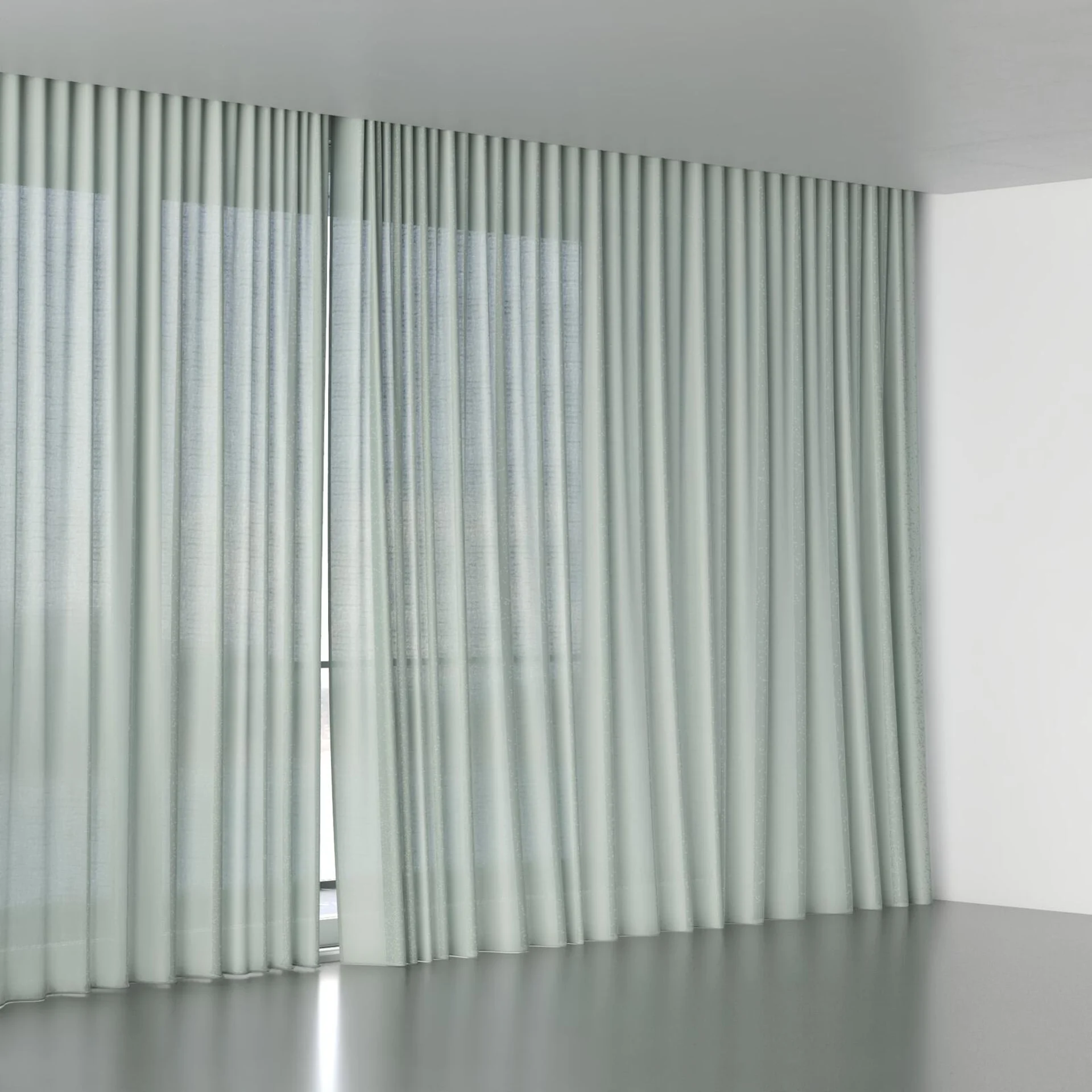 Full view of Kite Pine, wave pleat