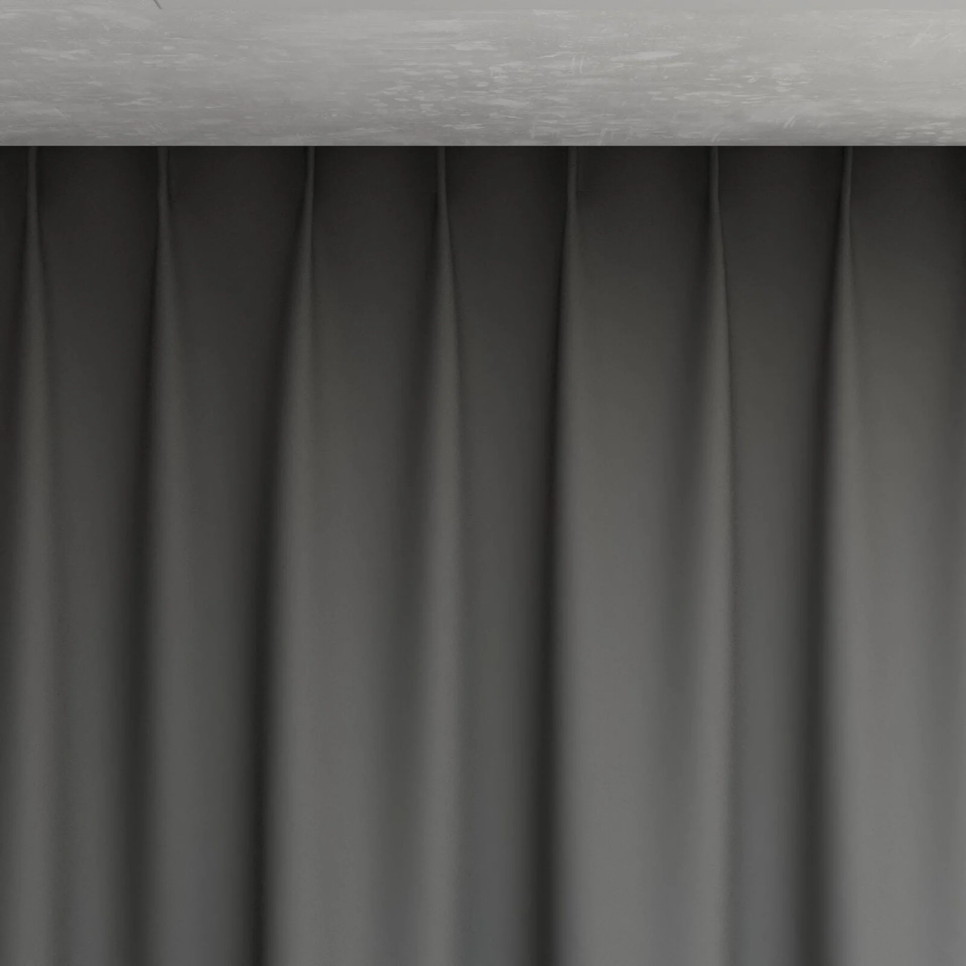 Top view of Quantum FR Gunmetal, pinch pleat