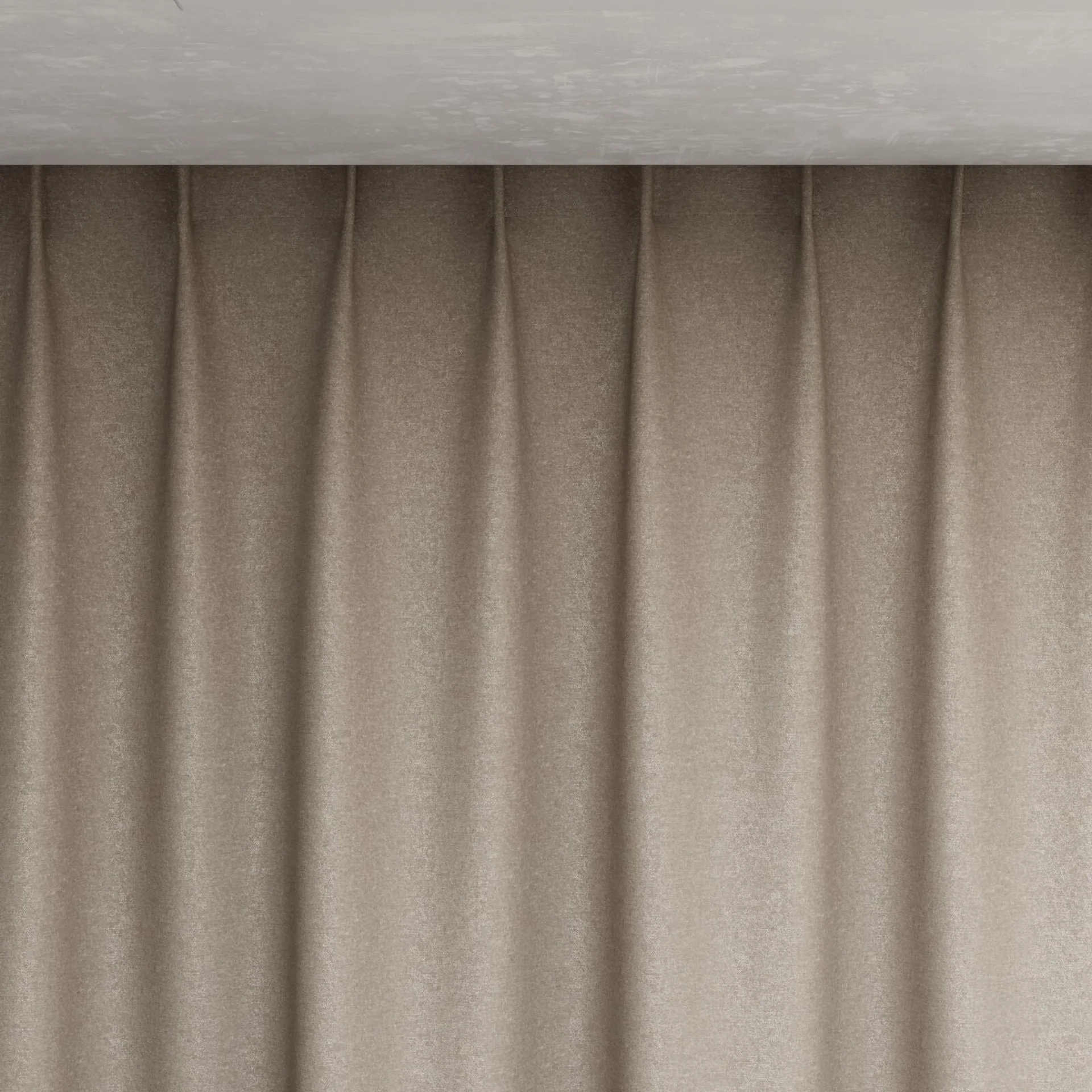 Top view of Recharge Linen, pinch pleat