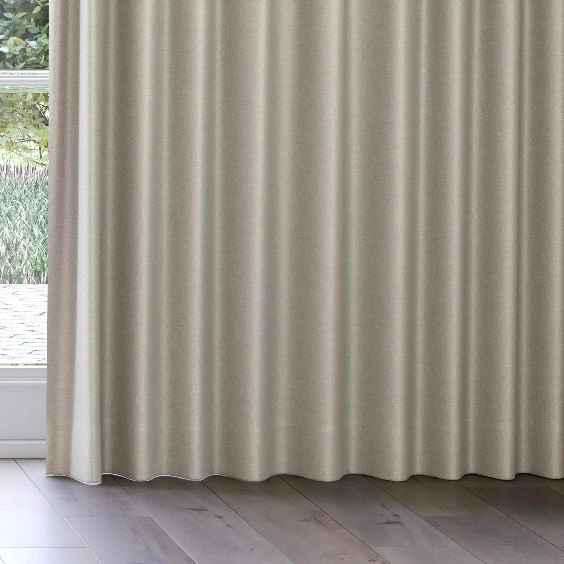 Bottom view of Jupiter Dune, on curtain rail