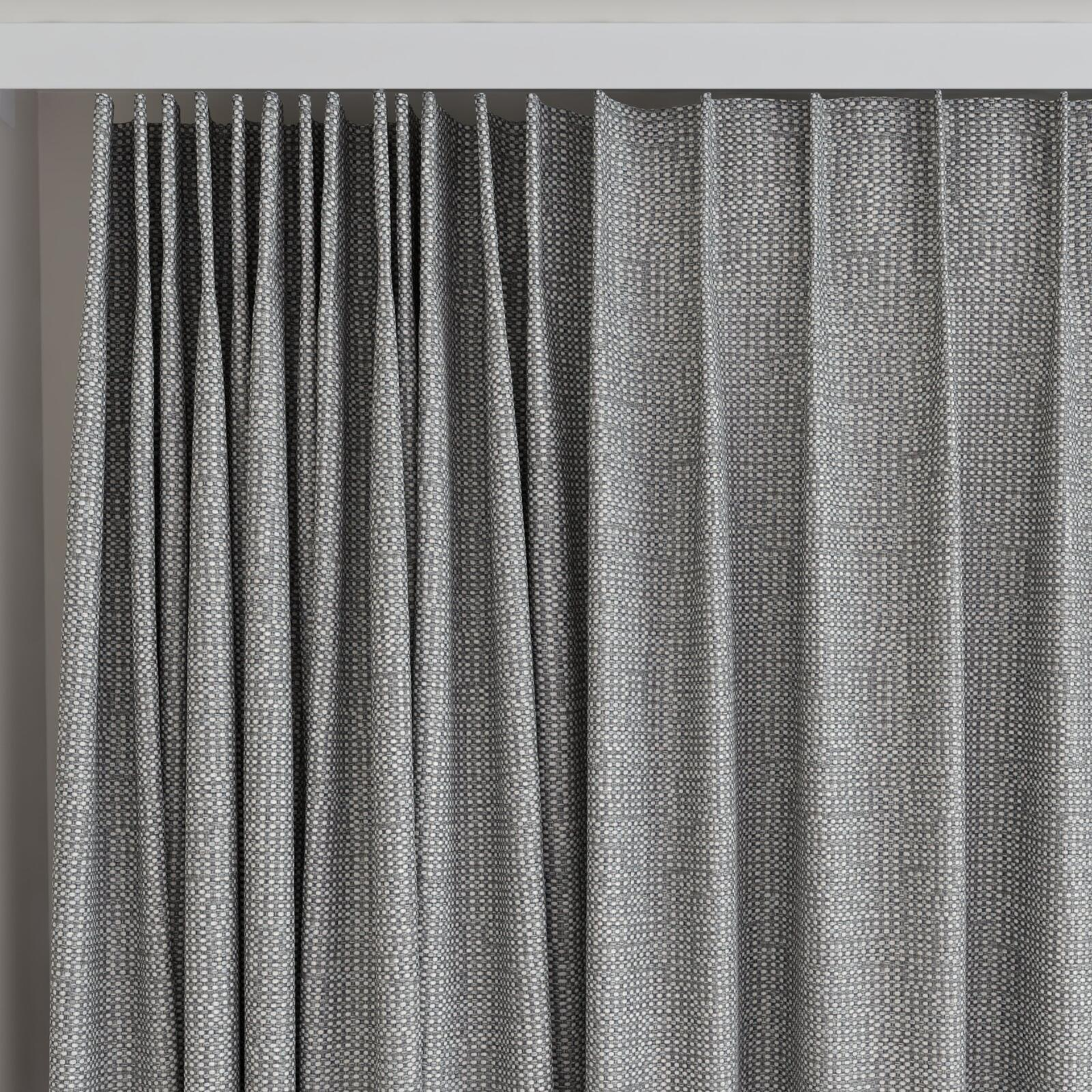 Top view of Astro Shark, on curtain rail