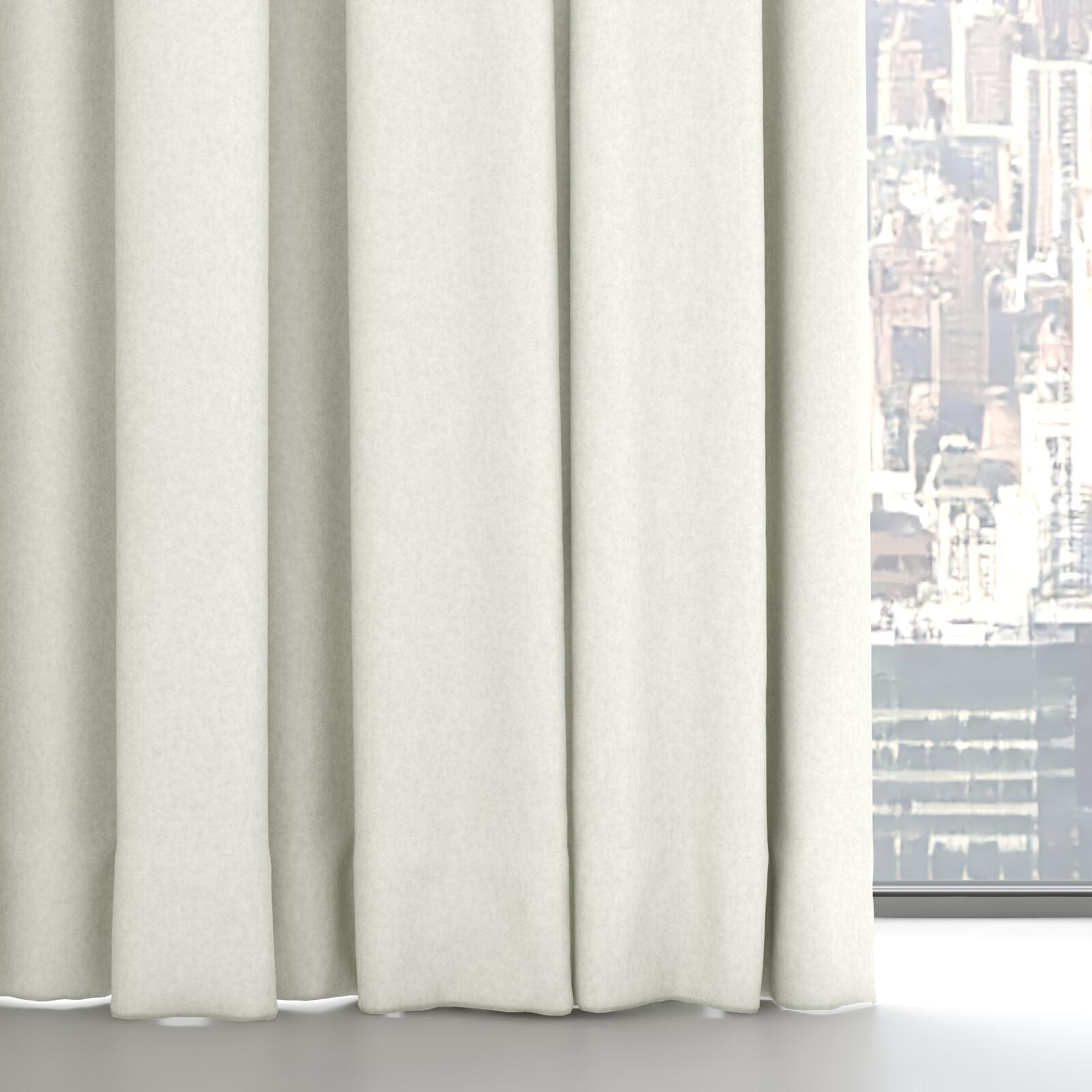Bottom view of Woolly/Woolen Cream, on hidden rail