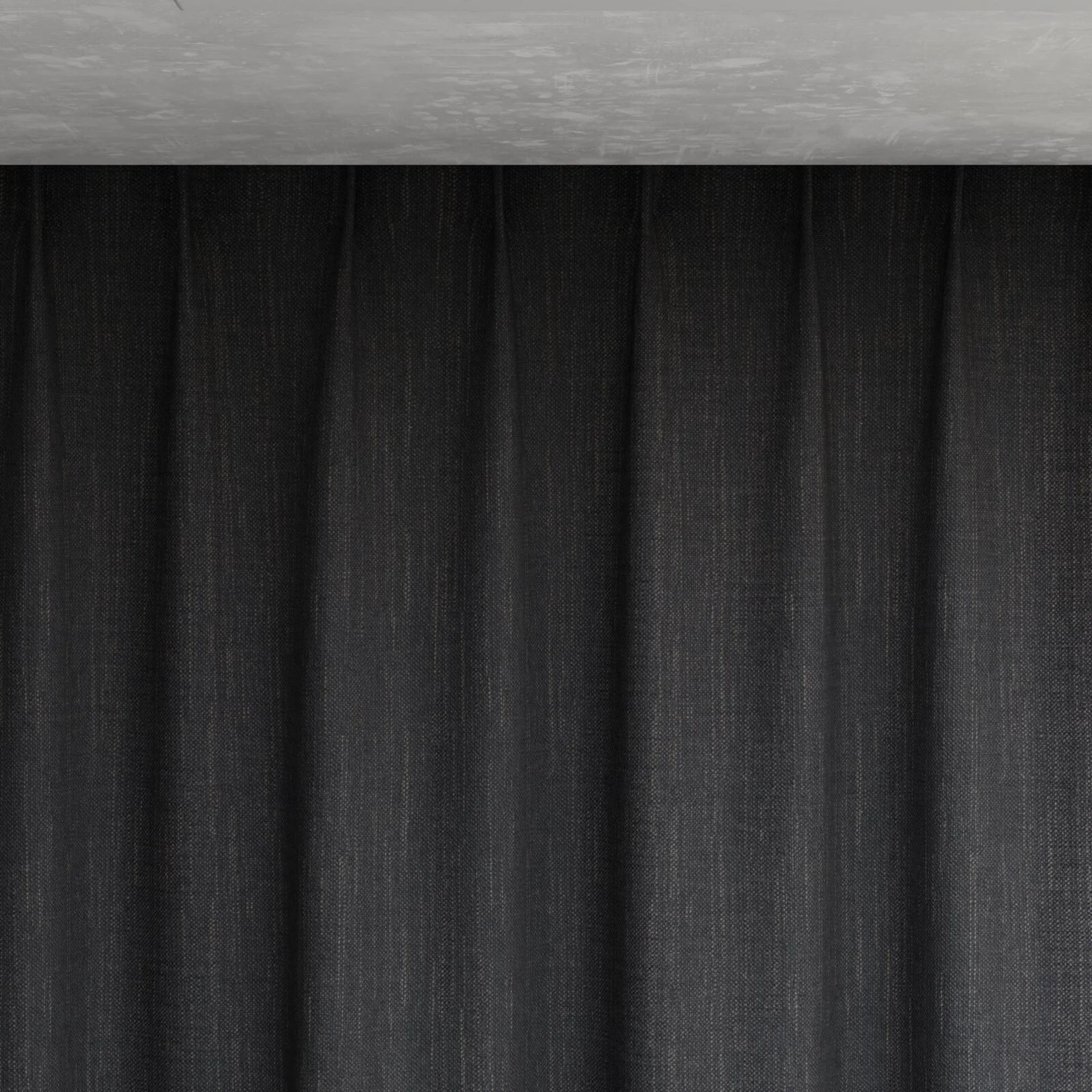 Top view of Planet Pewter, pinch pleat