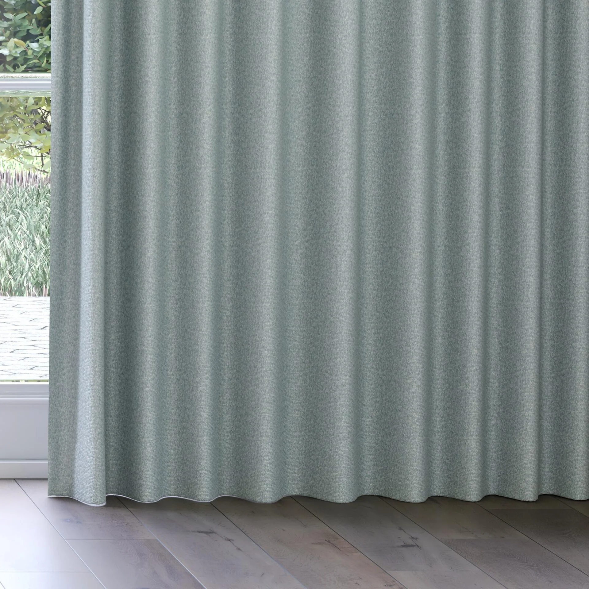 Bottom view of Sabik Hydro, on curtain rail