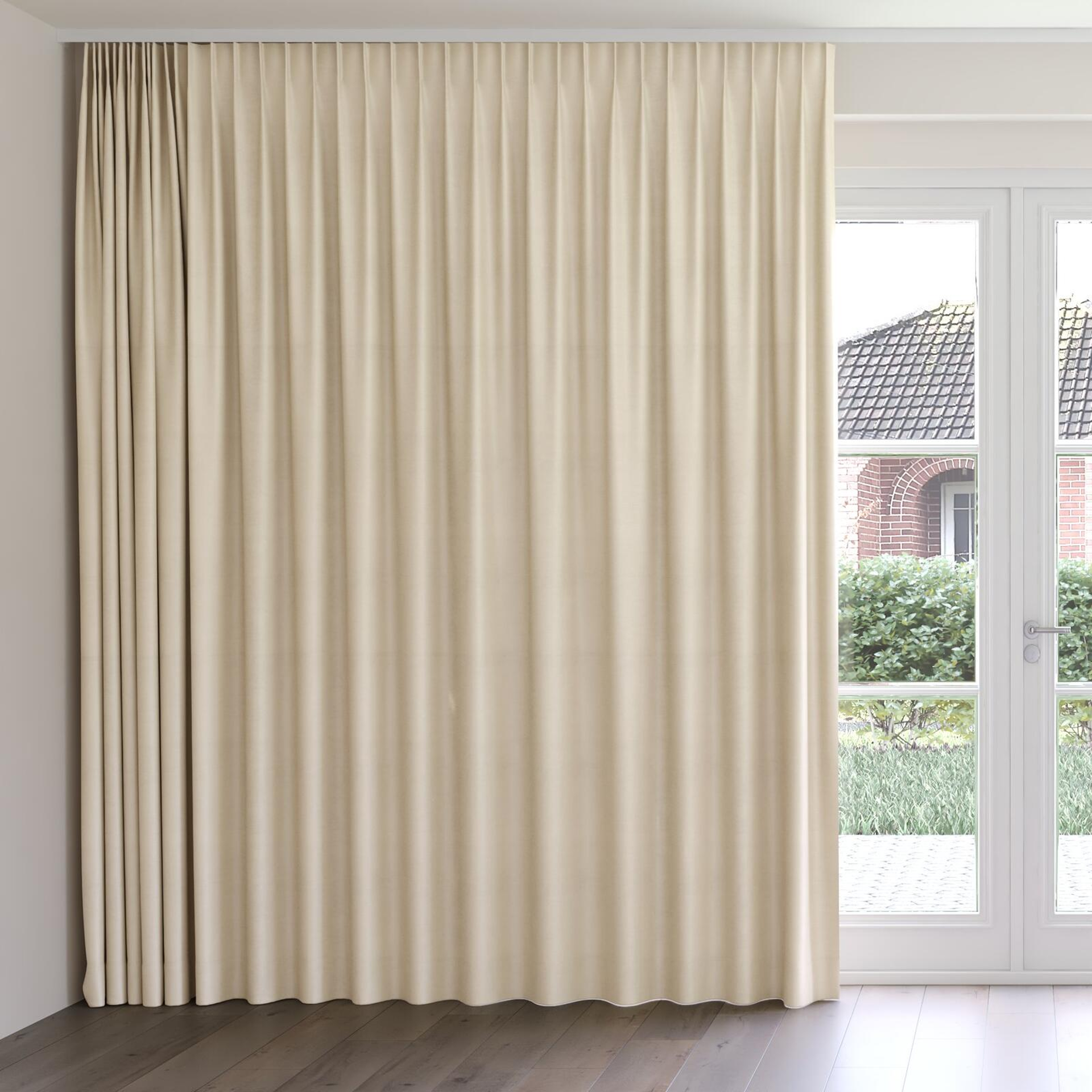 Front view of Mont Blanc Nougat, on curtain rail