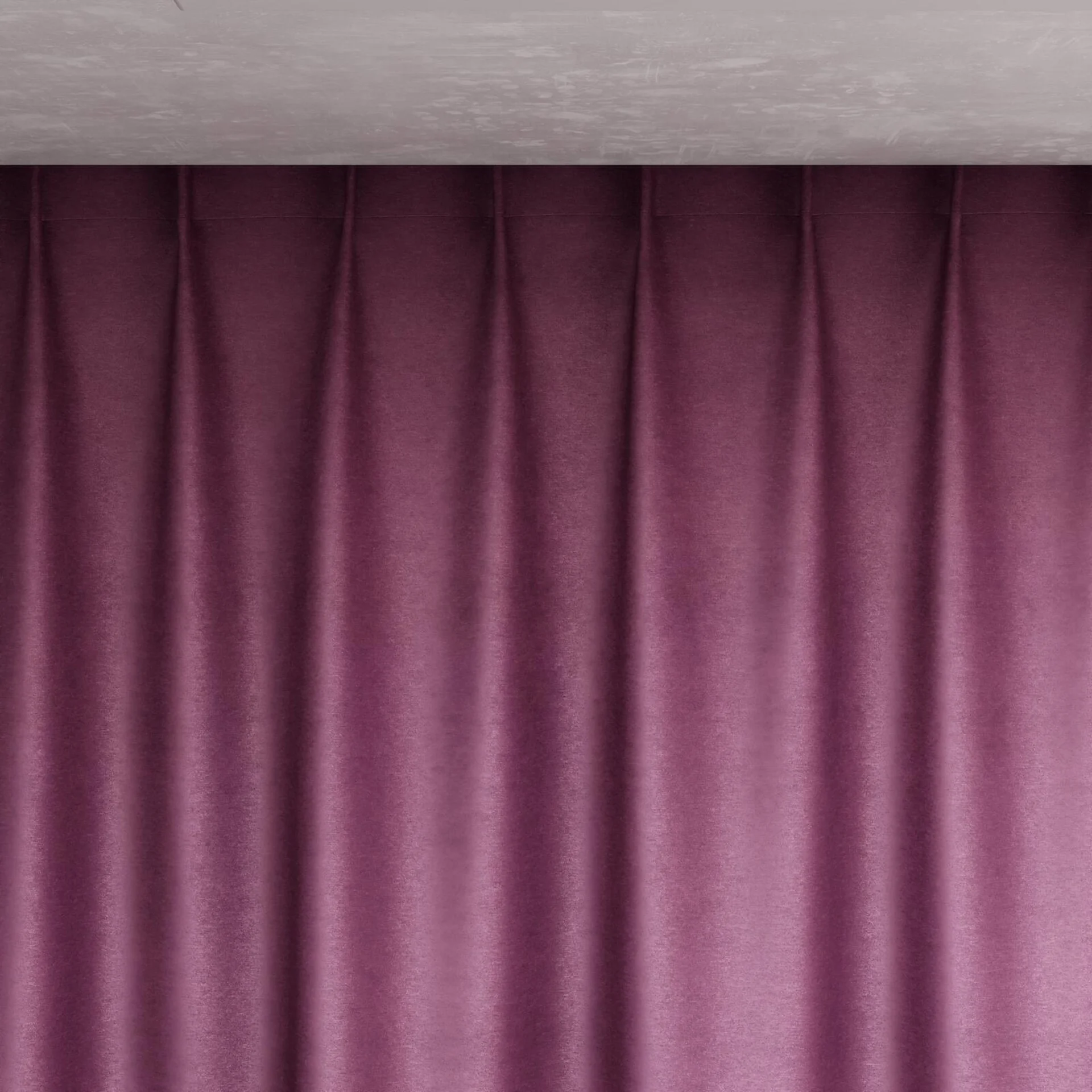 Top view of Baron Crocus, pinch pleat