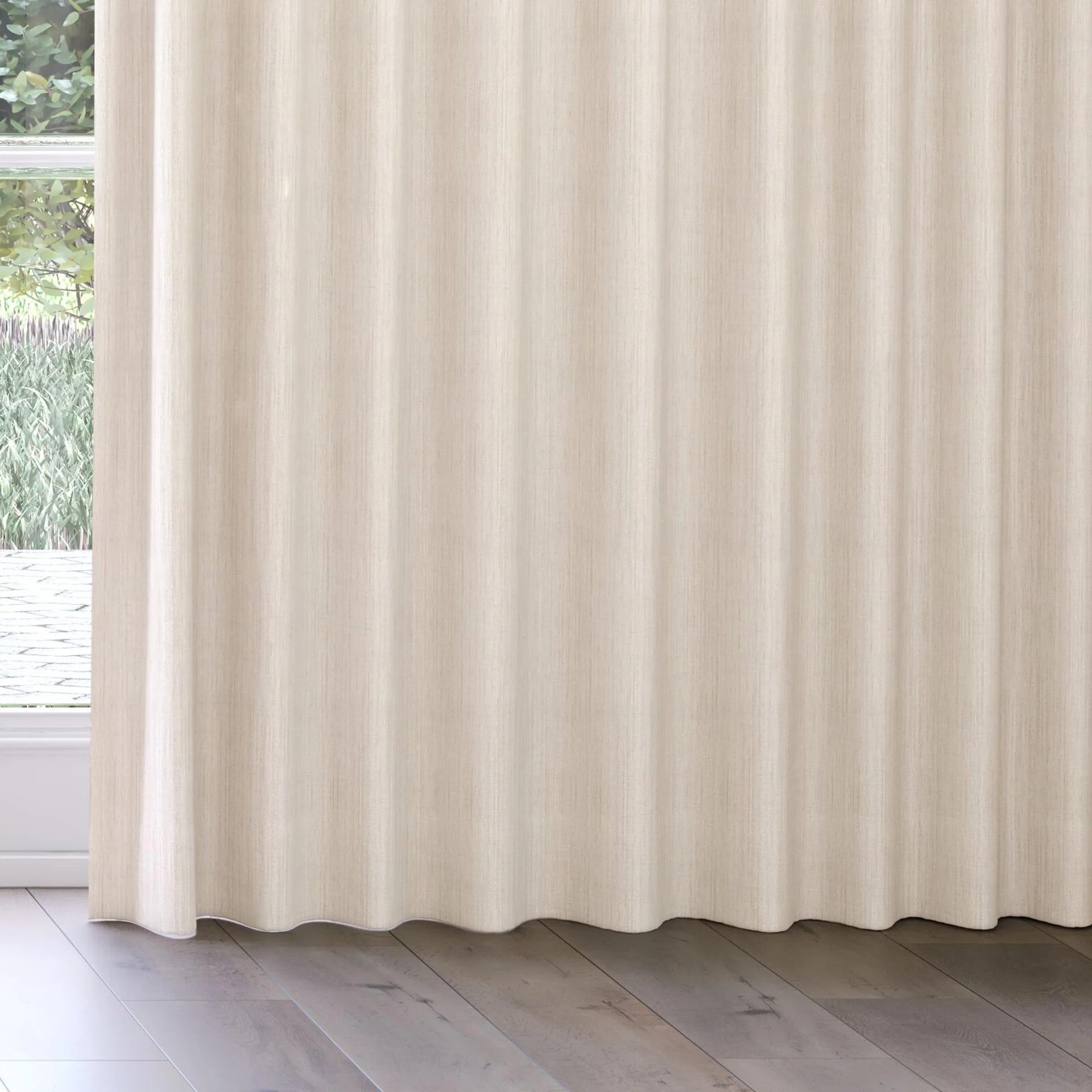 Bottom view of Chatham Sand, on curtain rail