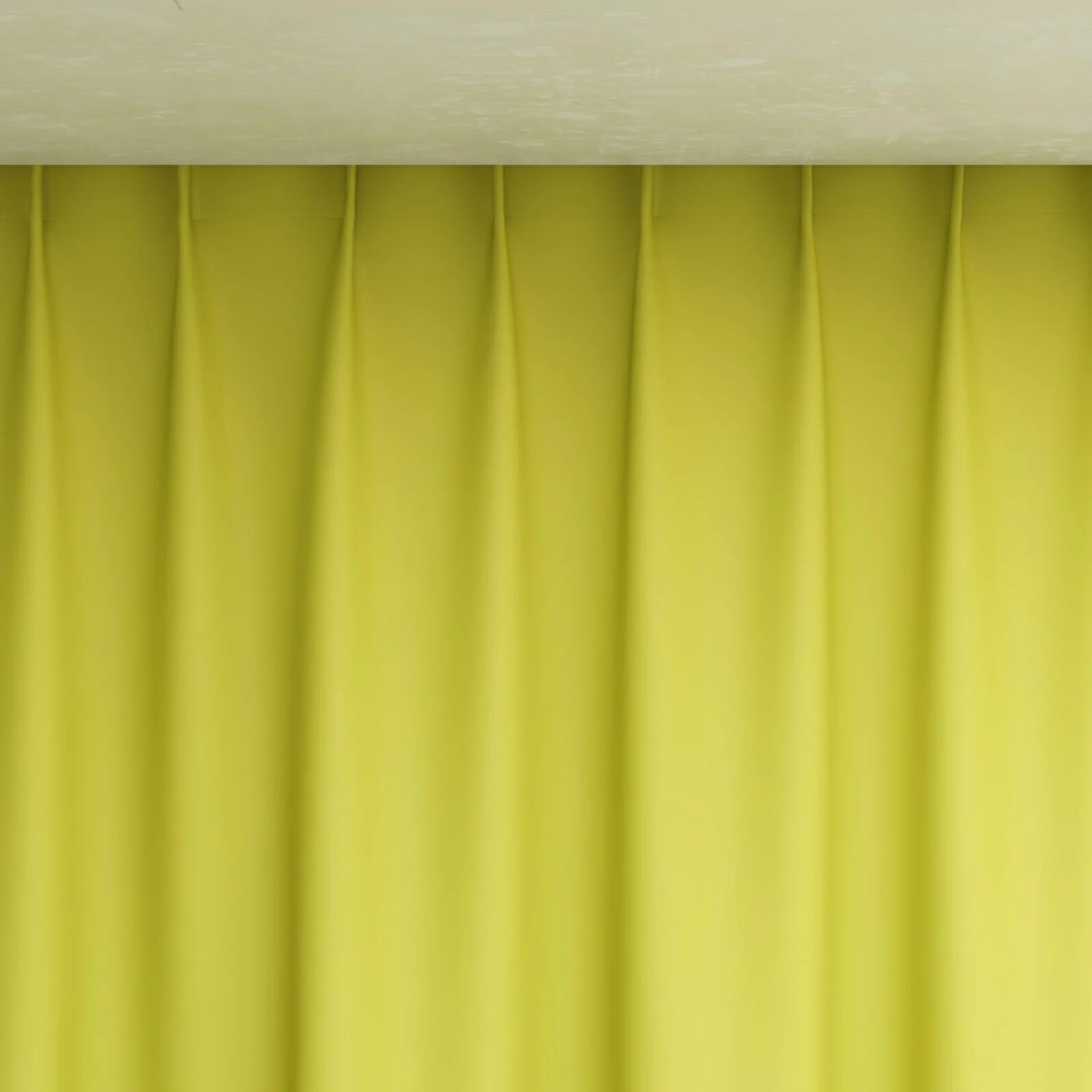 Top view of Blockbuster Citronelle, pinch pleat