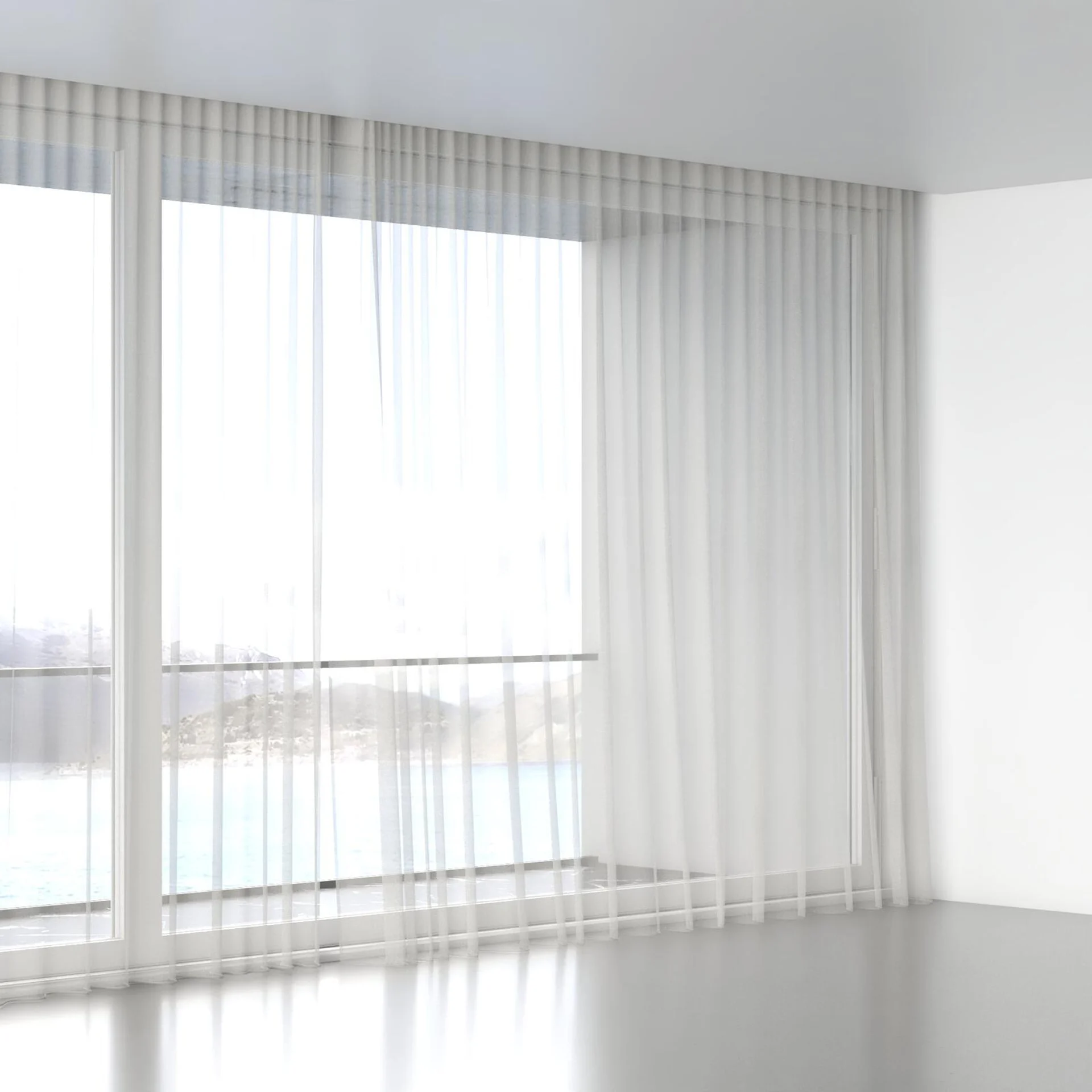 Full view of Audiance Natural, wave pleat