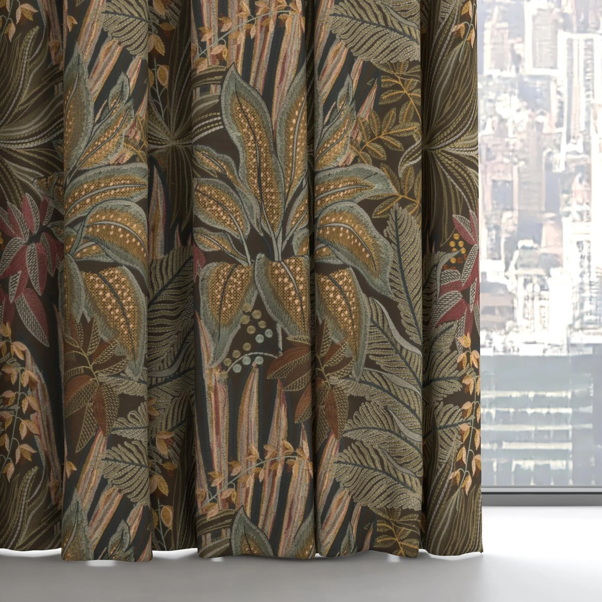 Bottom view of Jungle Room Antique, on hidden rail