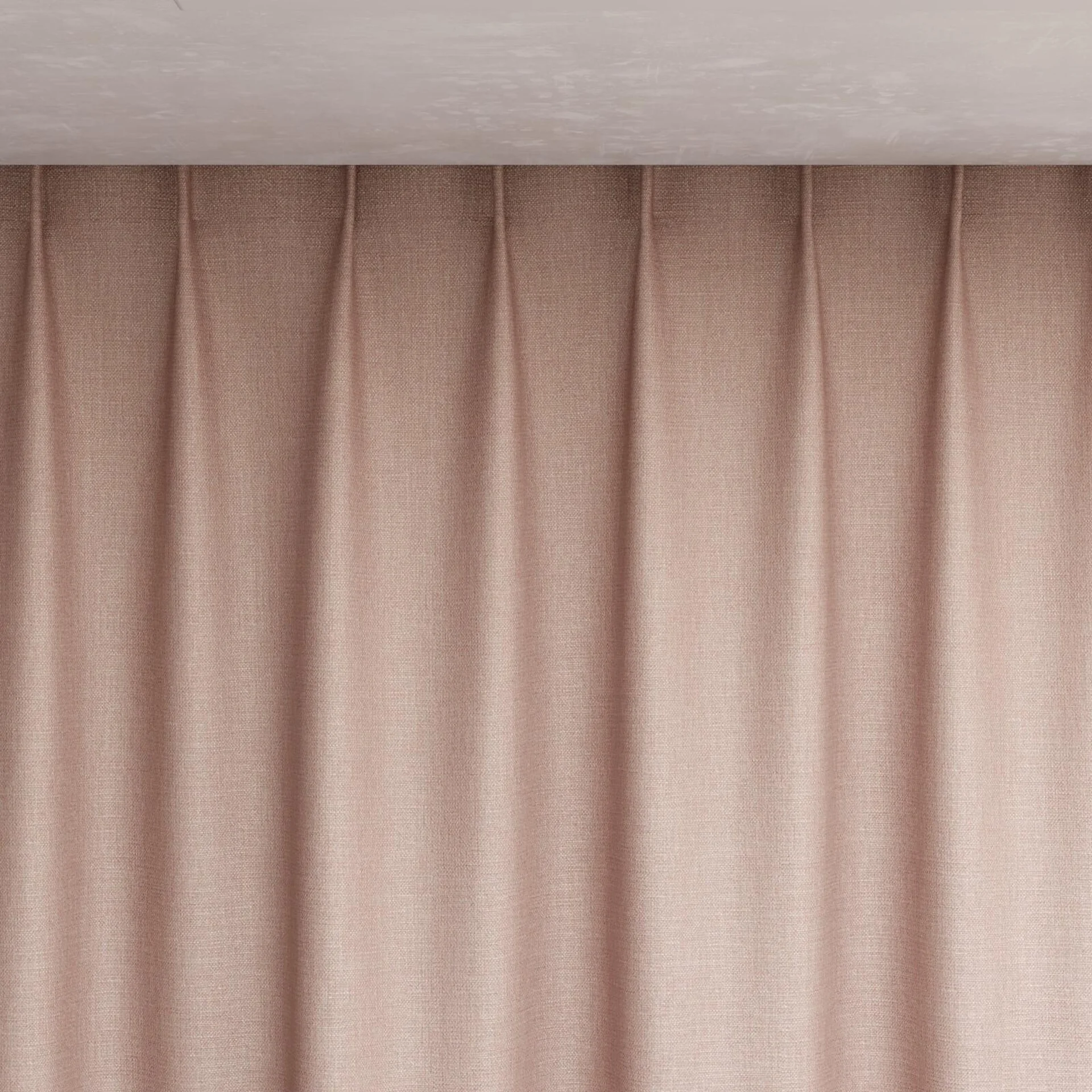 Top view of Gent Blossom, pinch pleat
