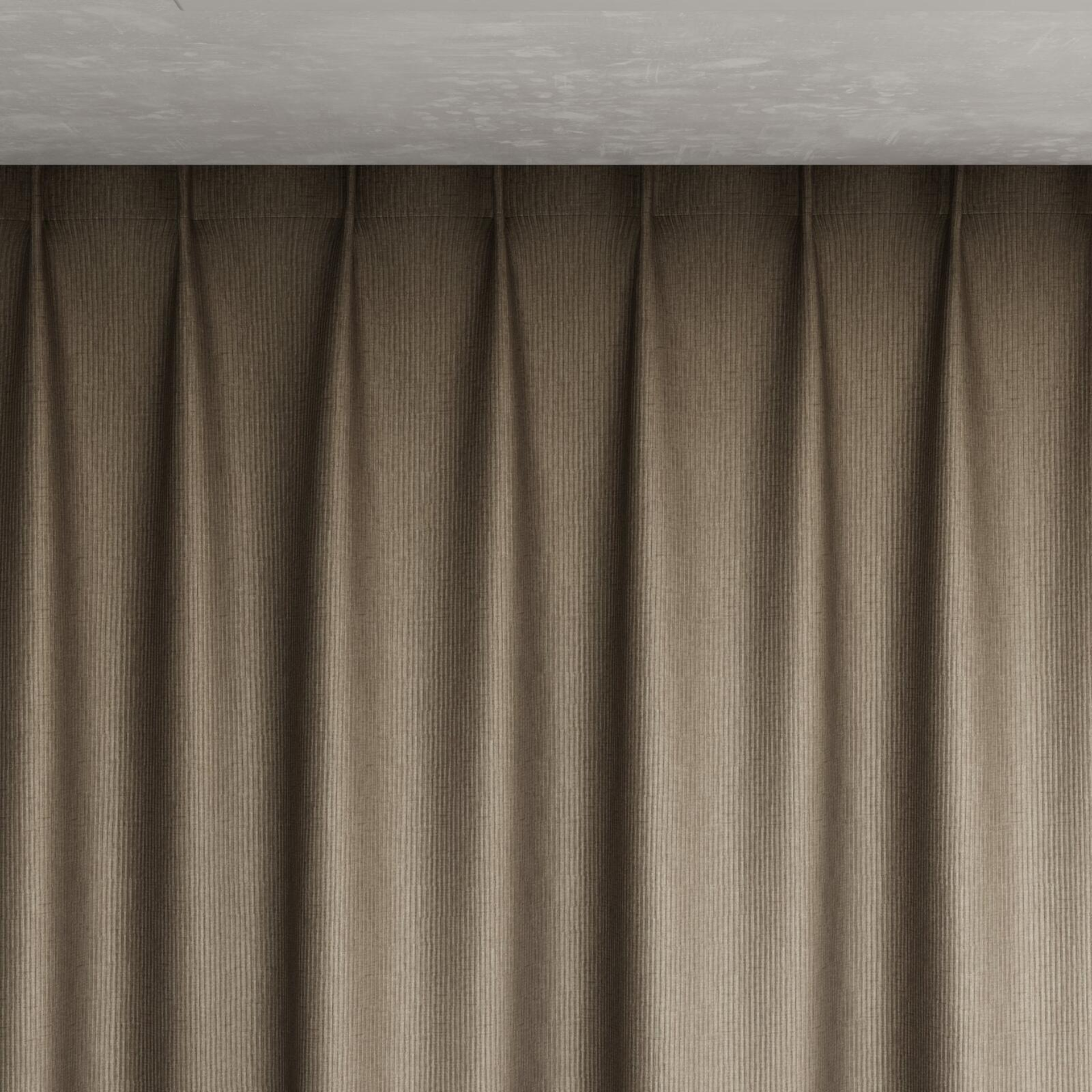 Top view of Hombre Stucco, pinch pleat