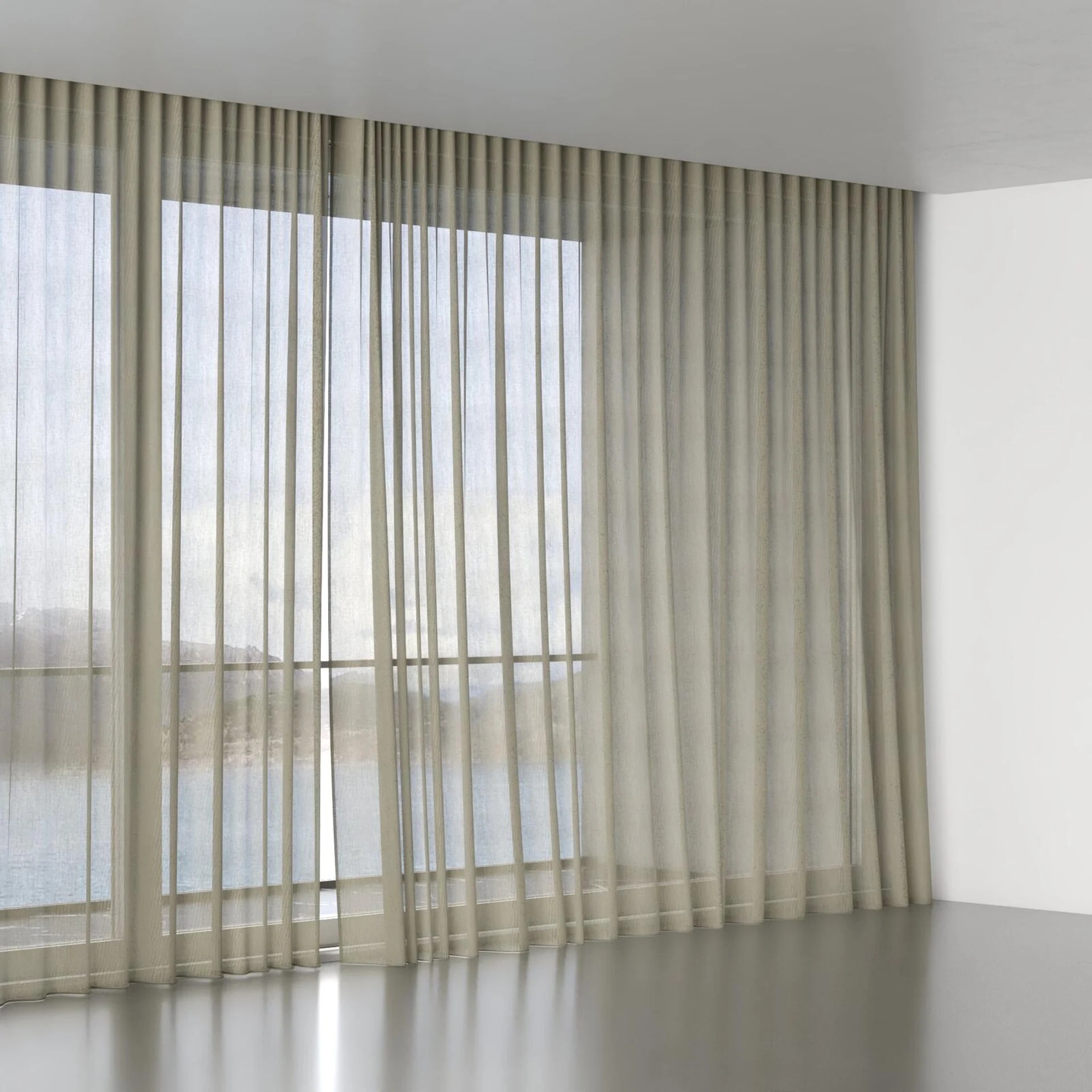 Full view of Antipodes Sage, wave pleat