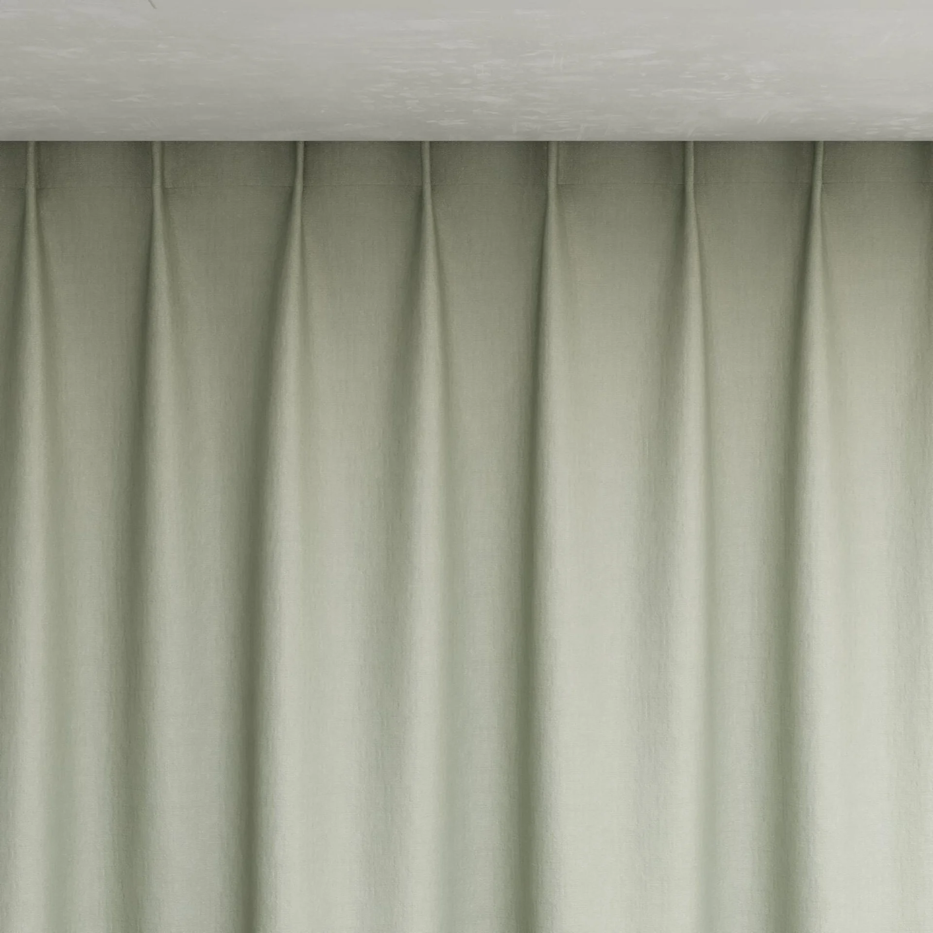 Top view of Eternal Willow, pinch pleat