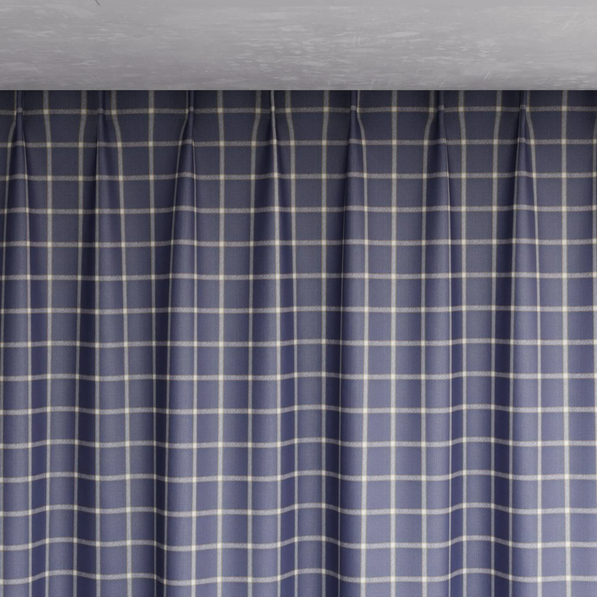 Top view of Southport Denim, pinch pleat