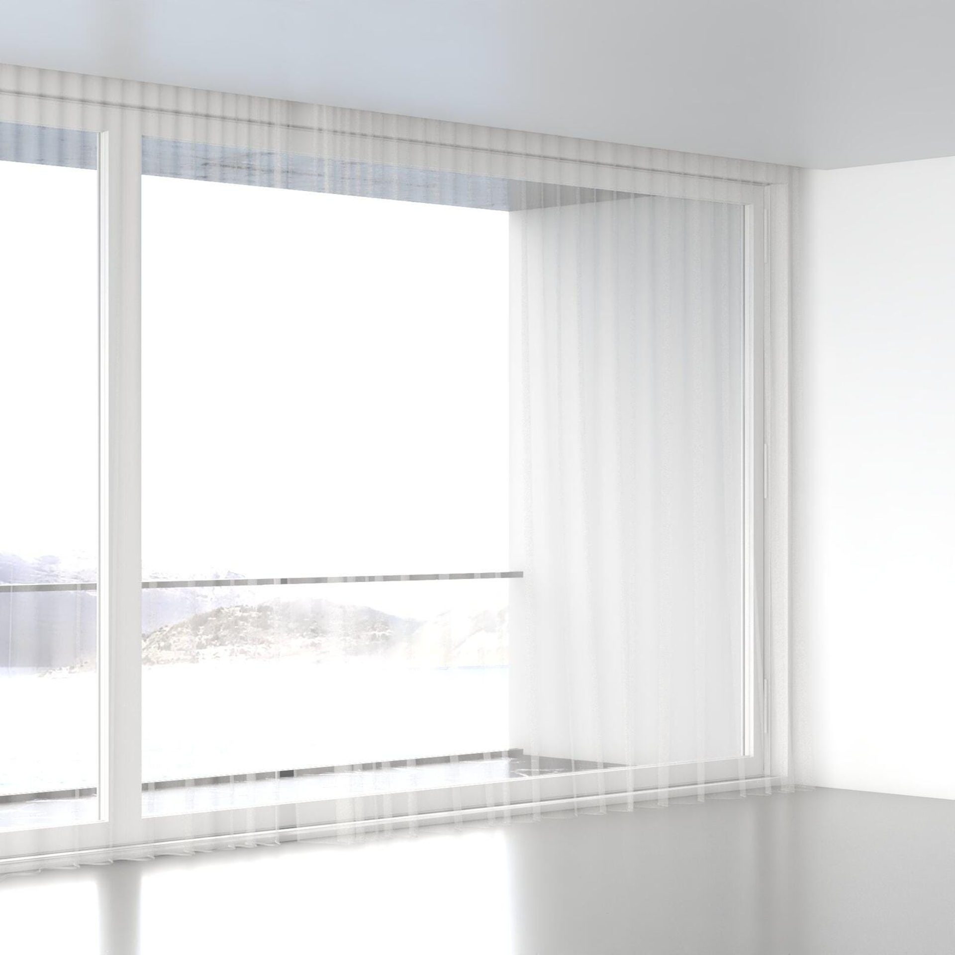 Full view of Jaba Marble, wave pleat