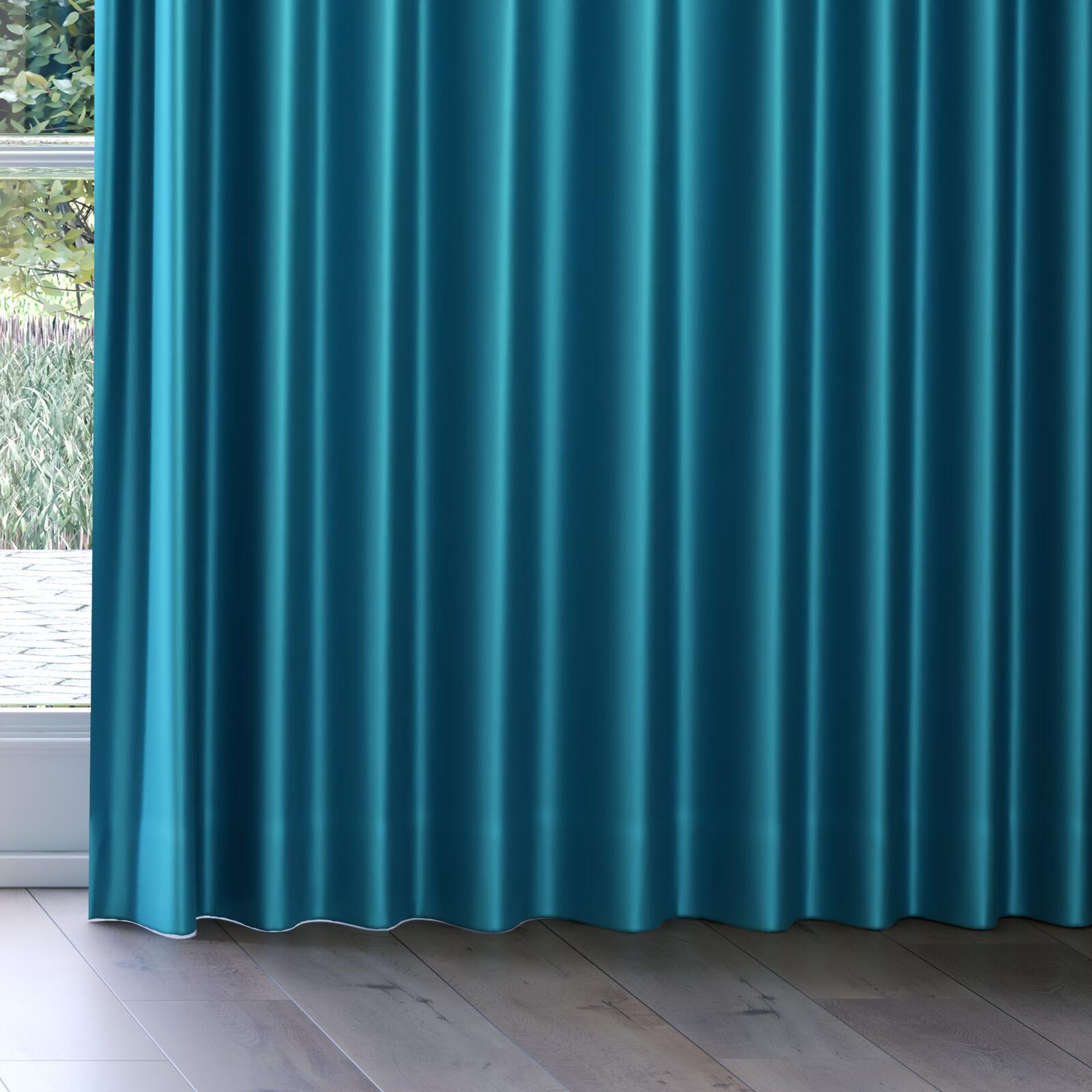 Bottom view of Moonbeam Hydro, on curtain rail