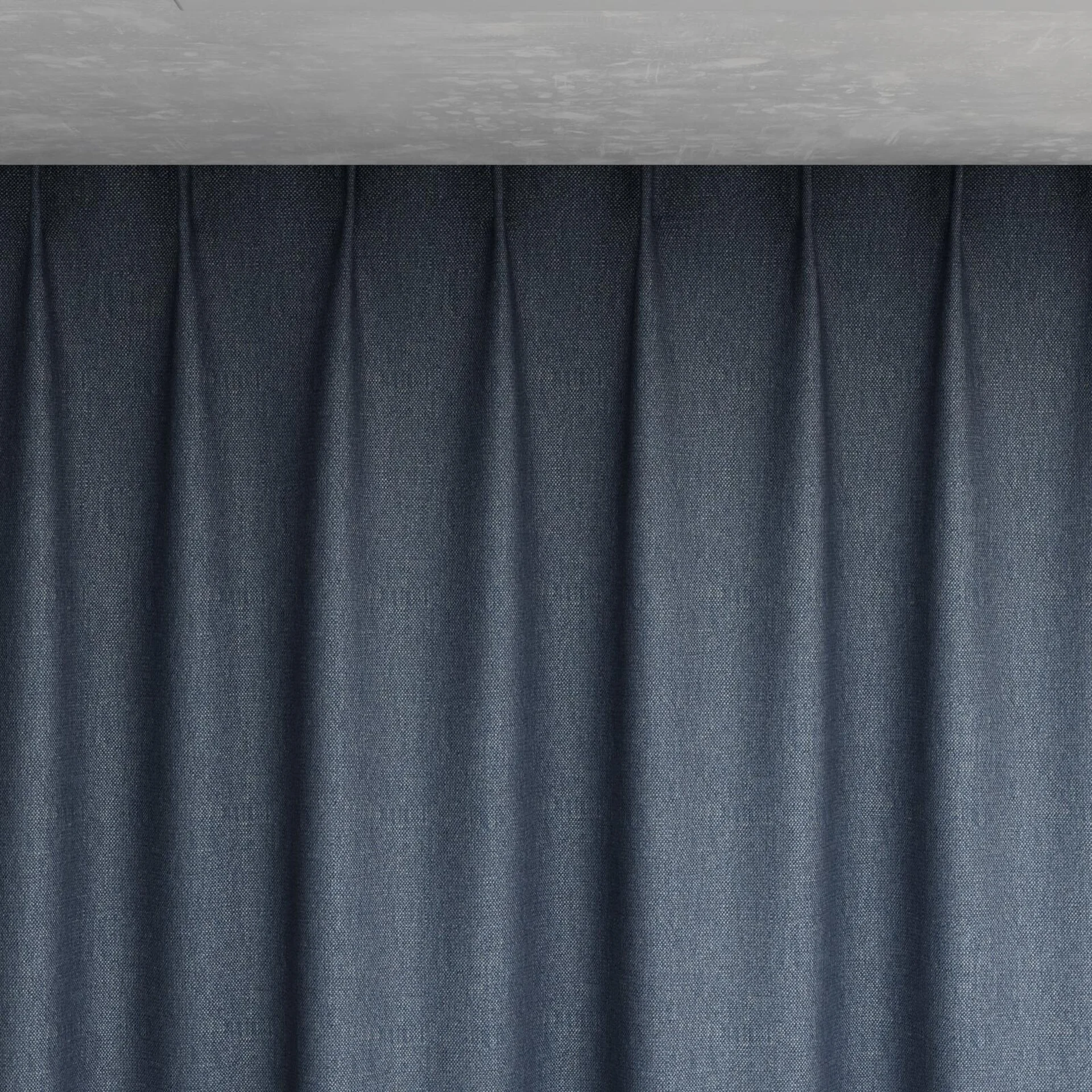Top view of Gent Denim, pinch pleat